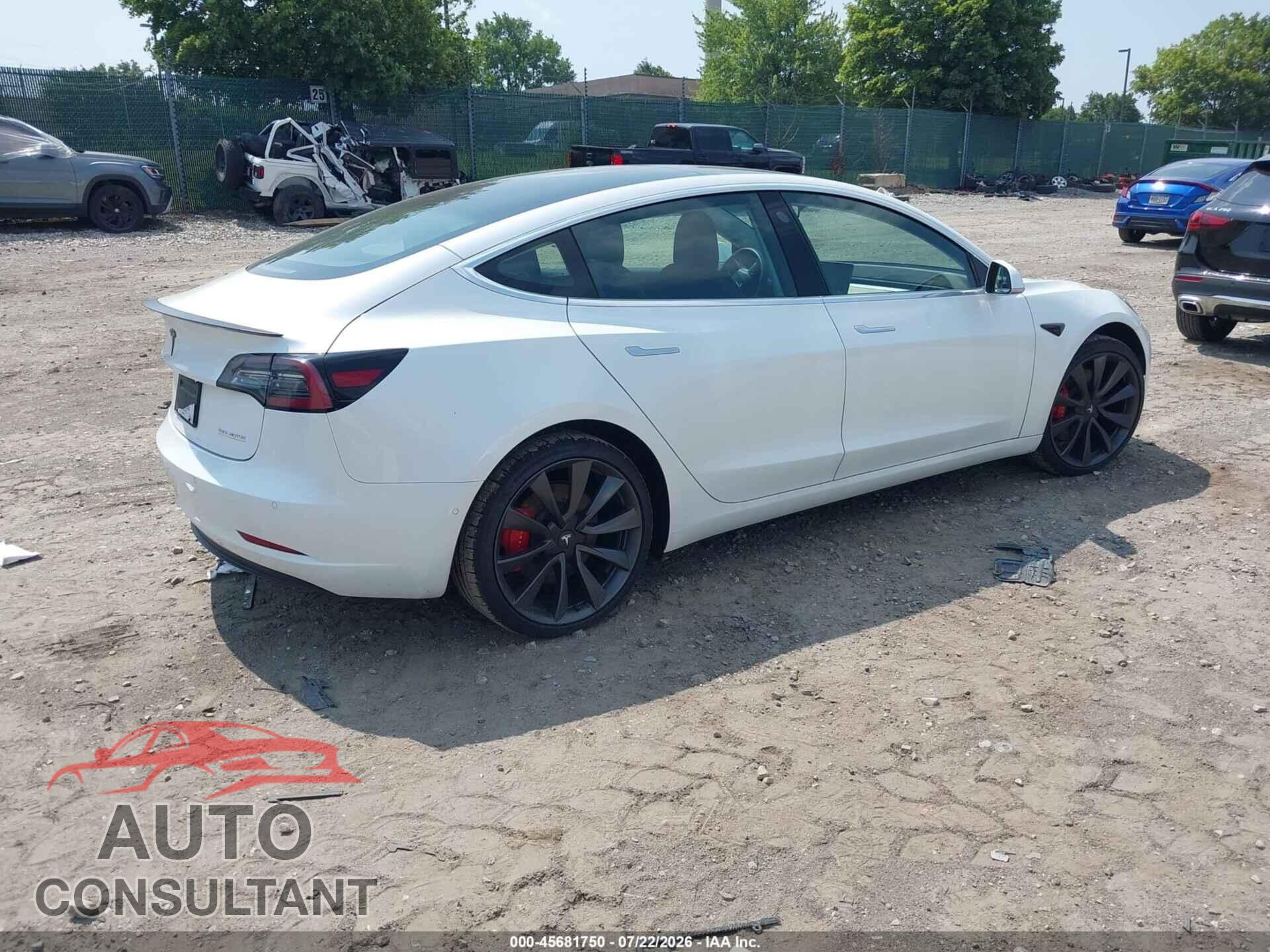 TESLA MODEL 3 2020 - 5YJ3E1EC2LF641390