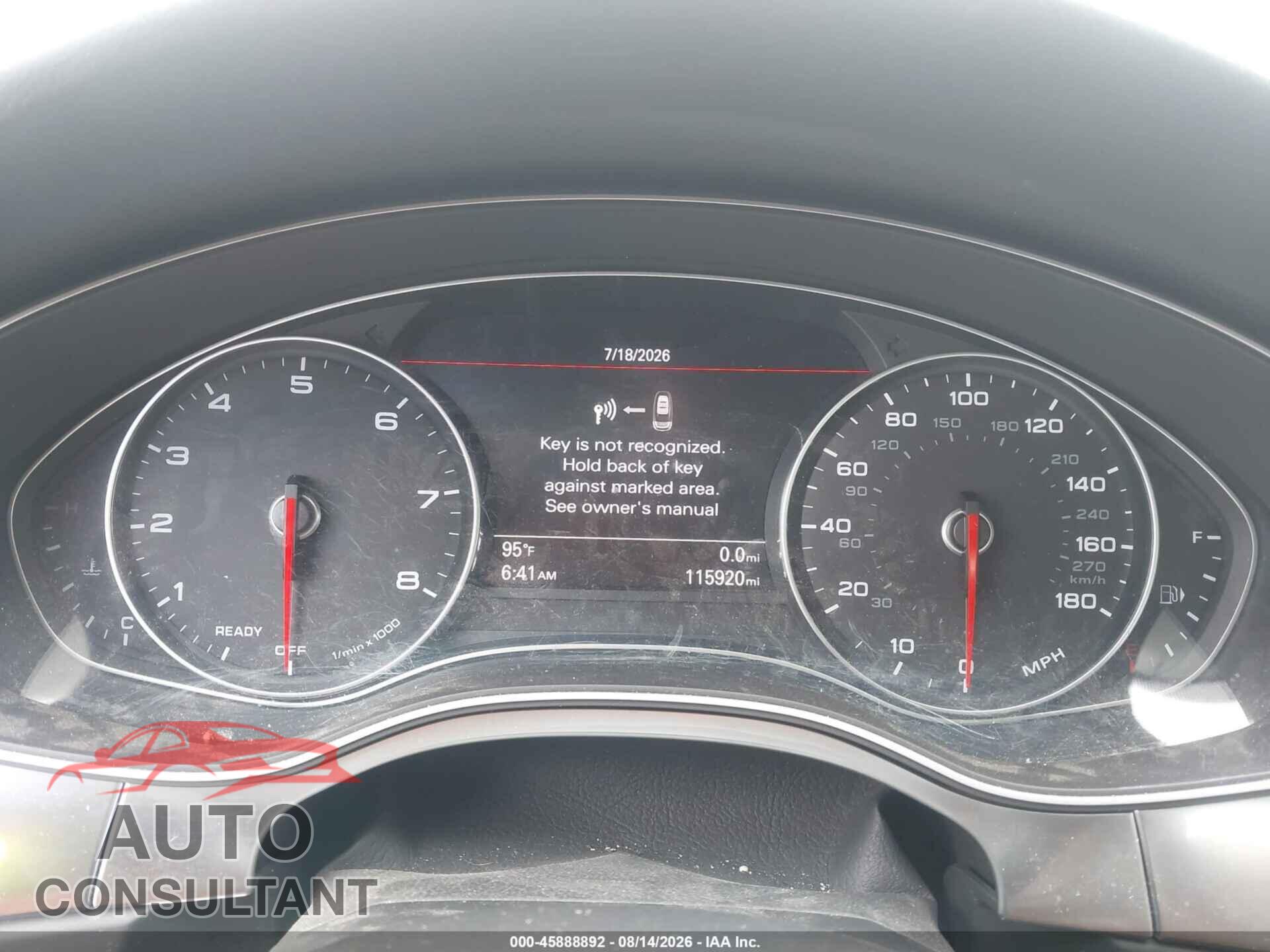 AUDI A6 2017 - WAUF2BFC3HN069357