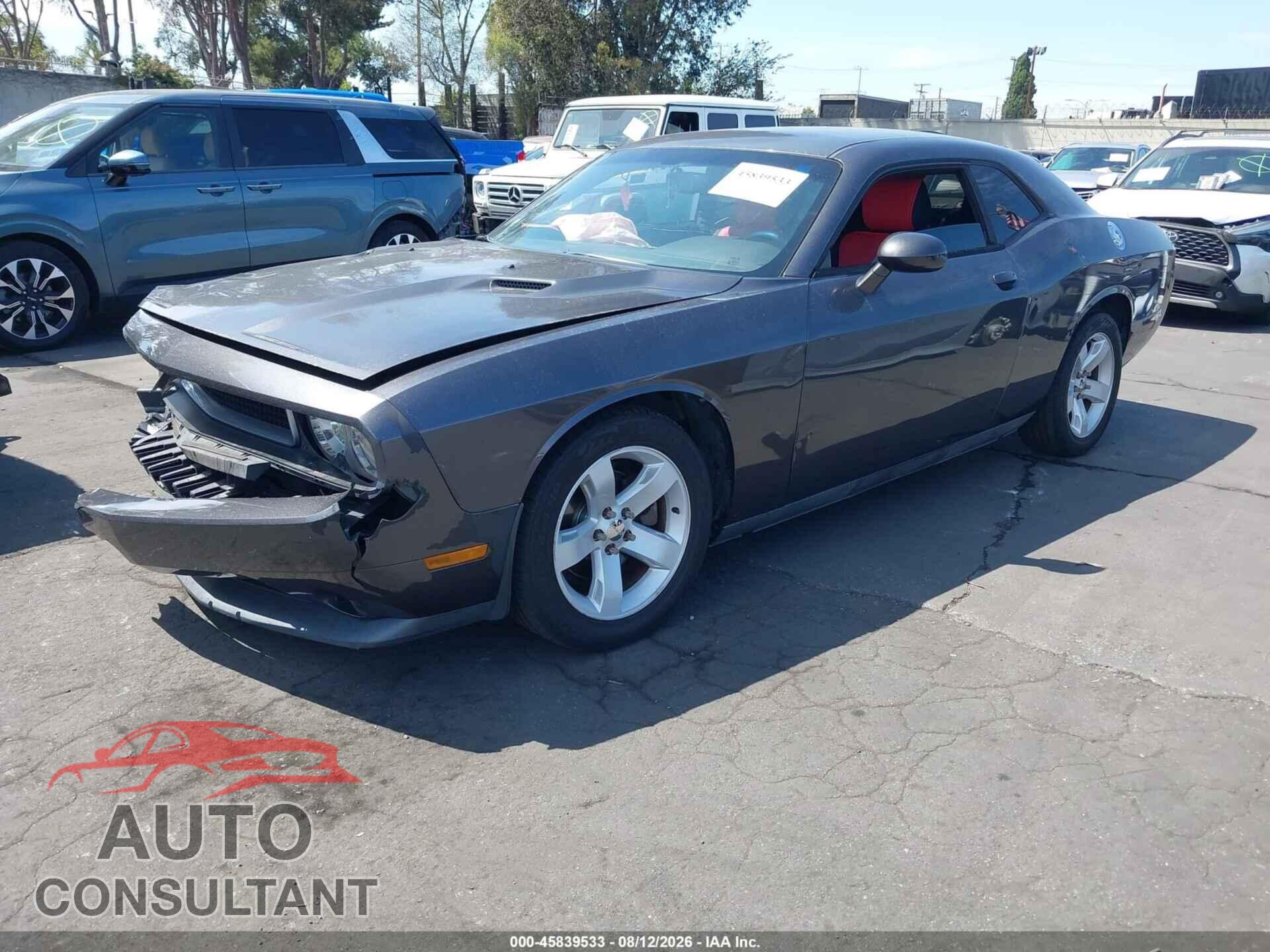 DODGE CHALLENGER 2013 - 2C3CDYAG0DH708590