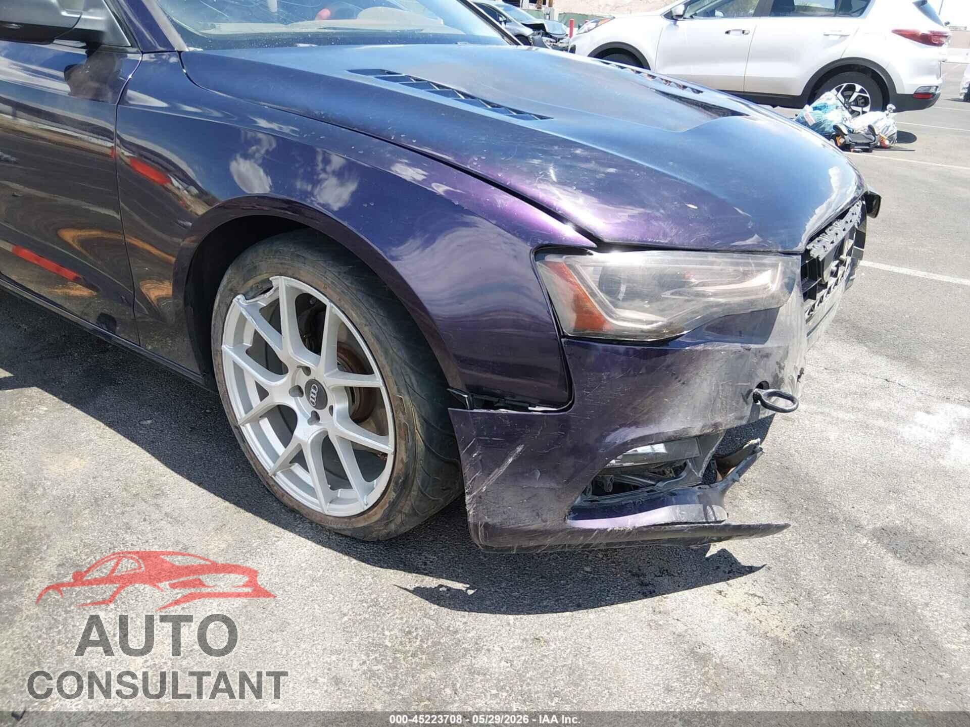 AUDI A5 2013 - WAULFAFRXDA037593