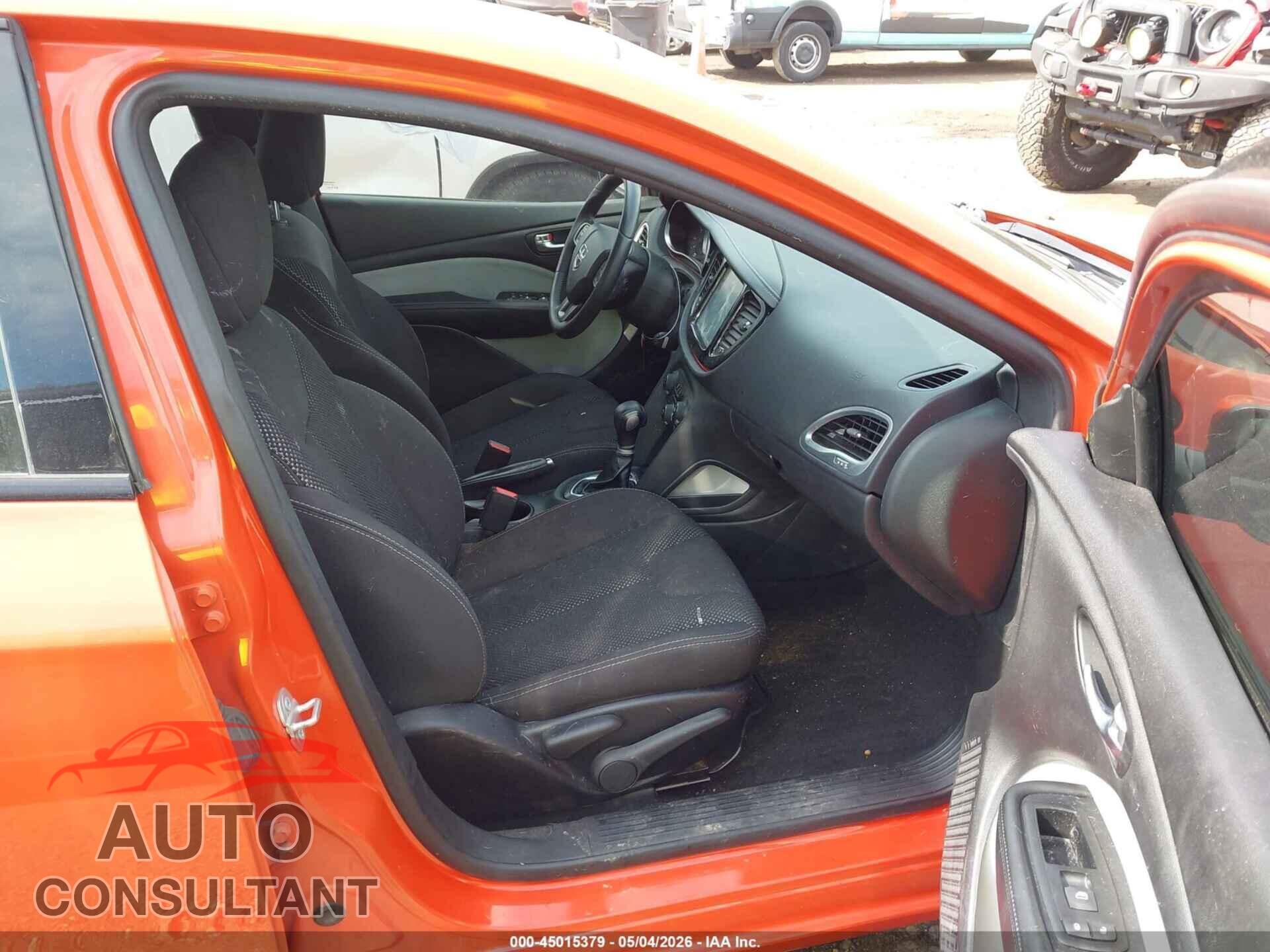 DODGE DART 2015 - 1C3CDFBBXFD224837