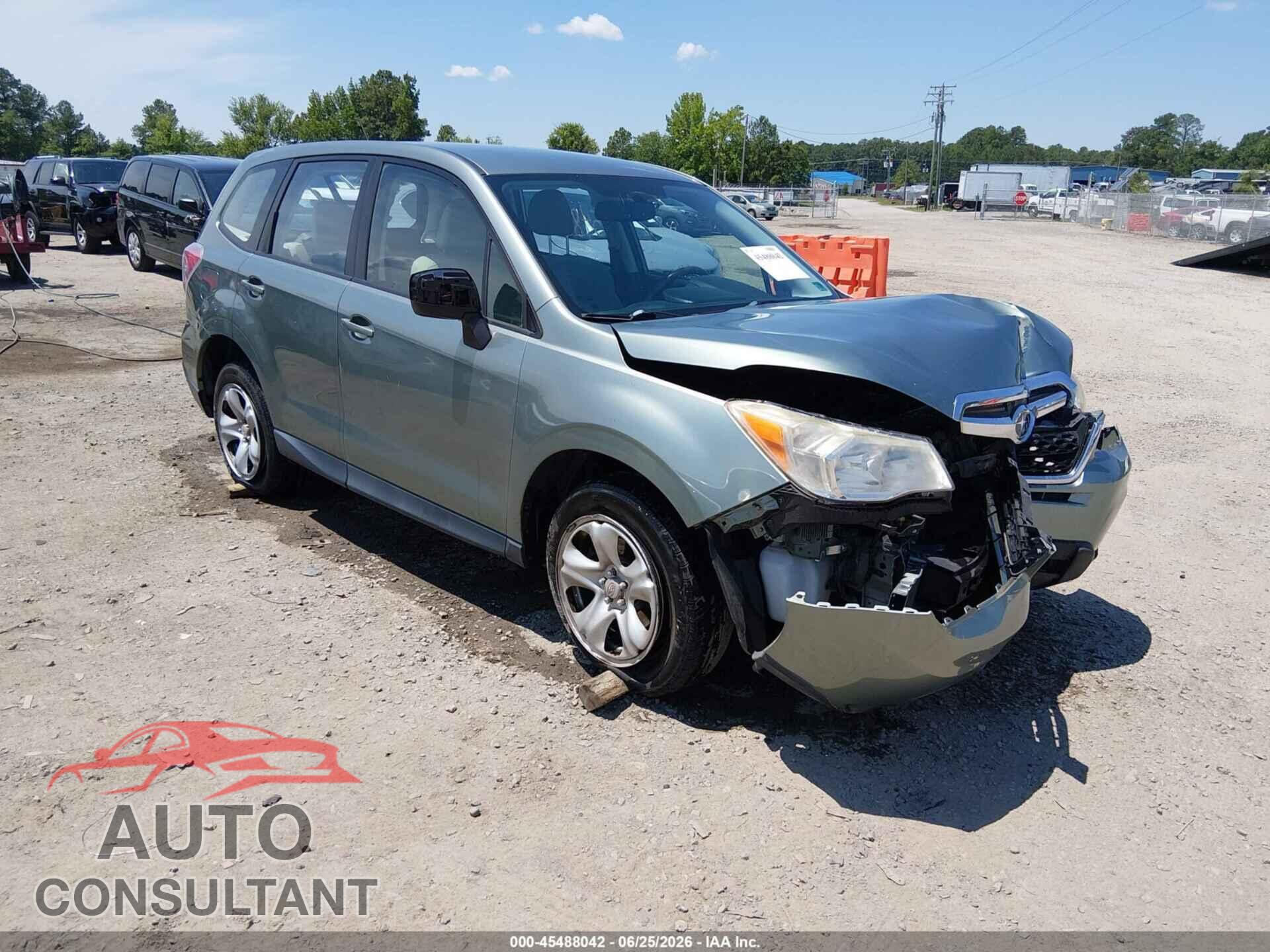 SUBARU FORESTER 2014 - JF2SJAAC0EH470785