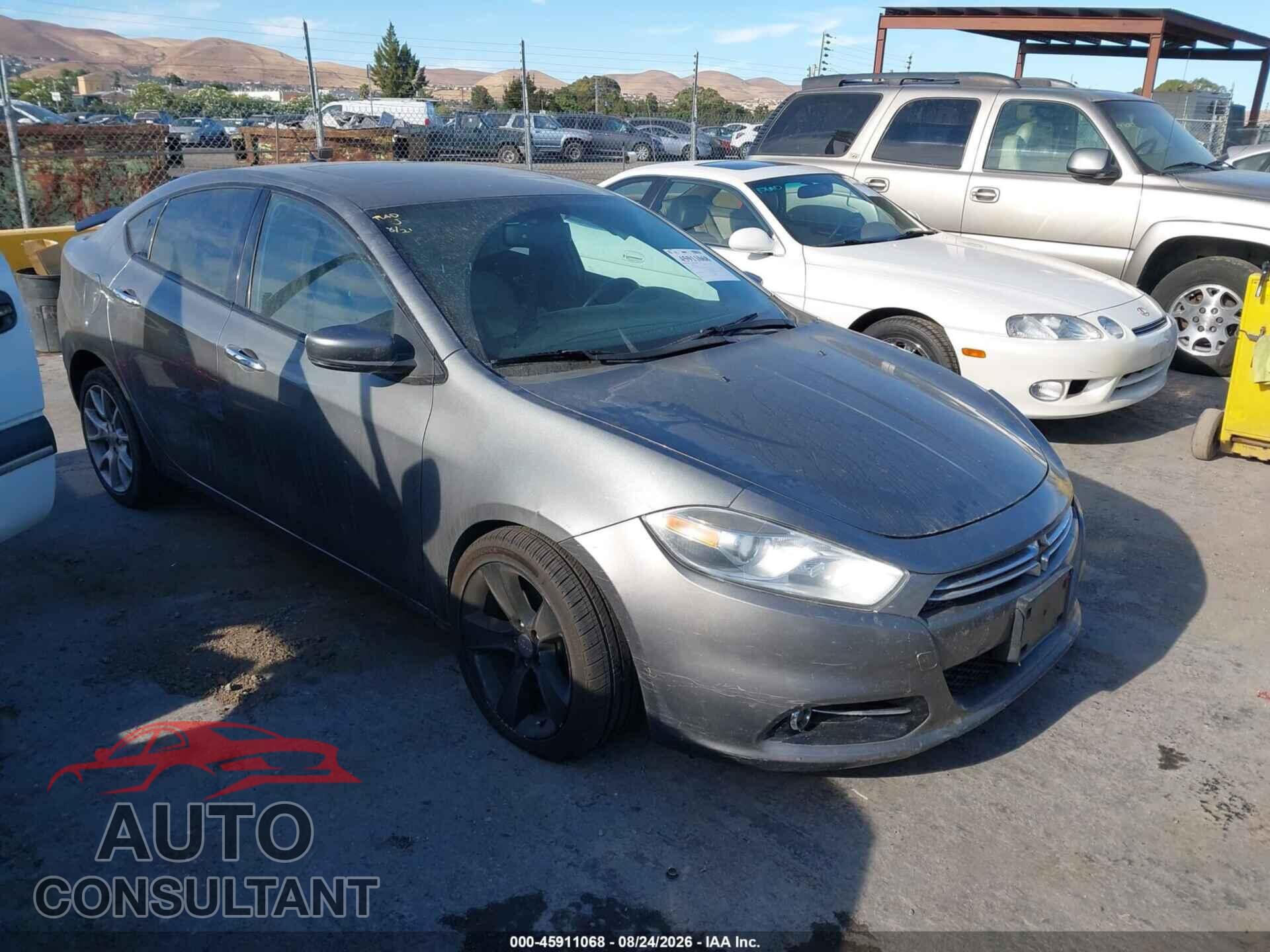 DODGE DART 2013 - 1C3CDFCH7DD198472