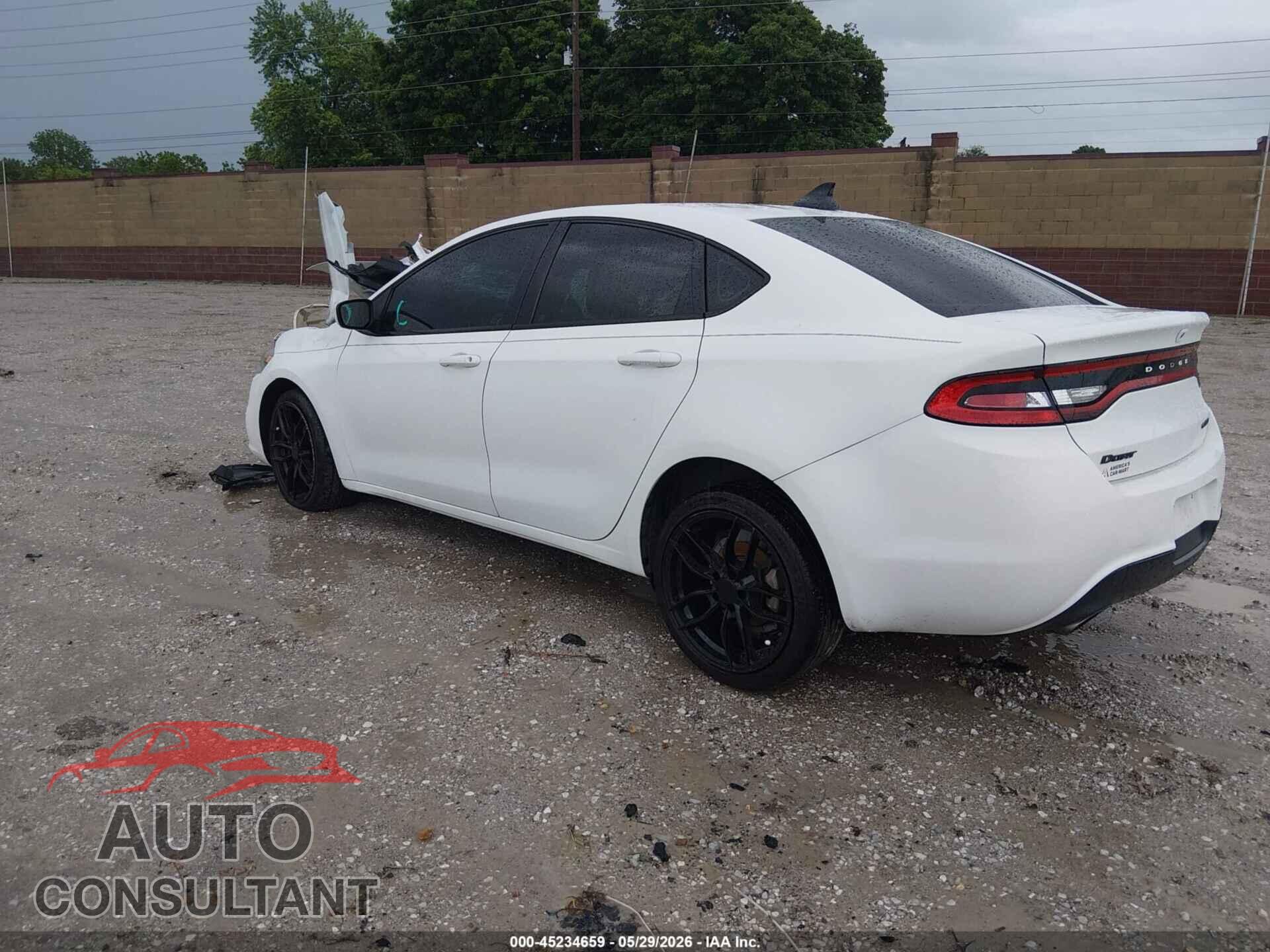 DODGE DART 2015 - 1C3CDFBB8FD278802