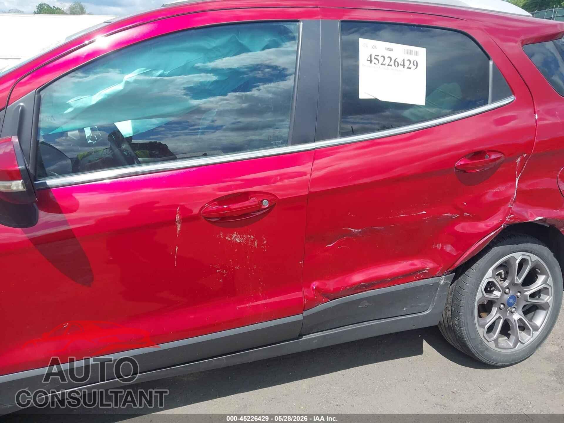 FORD ECOSPORT 2020 - MAJ6S3KL1LC377183
