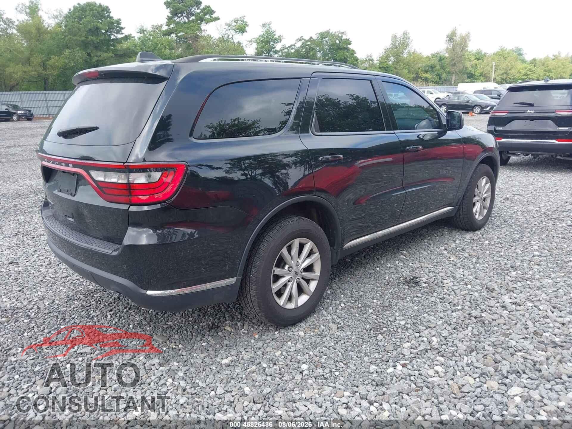 DODGE DURANGO 2019 - 1C4RDJAG0KC827253