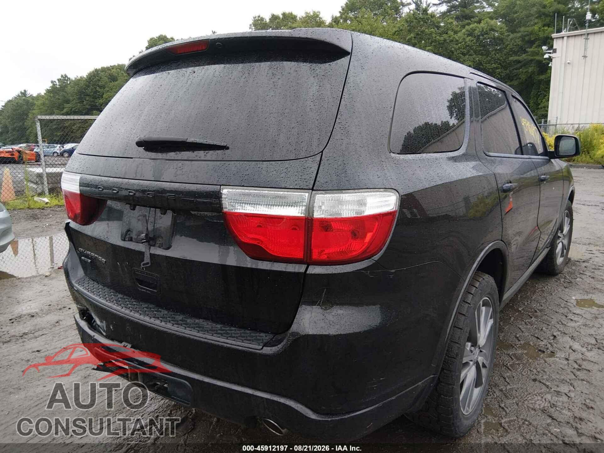 DODGE DURANGO 2013 - 1C4RDJAG7DC602427