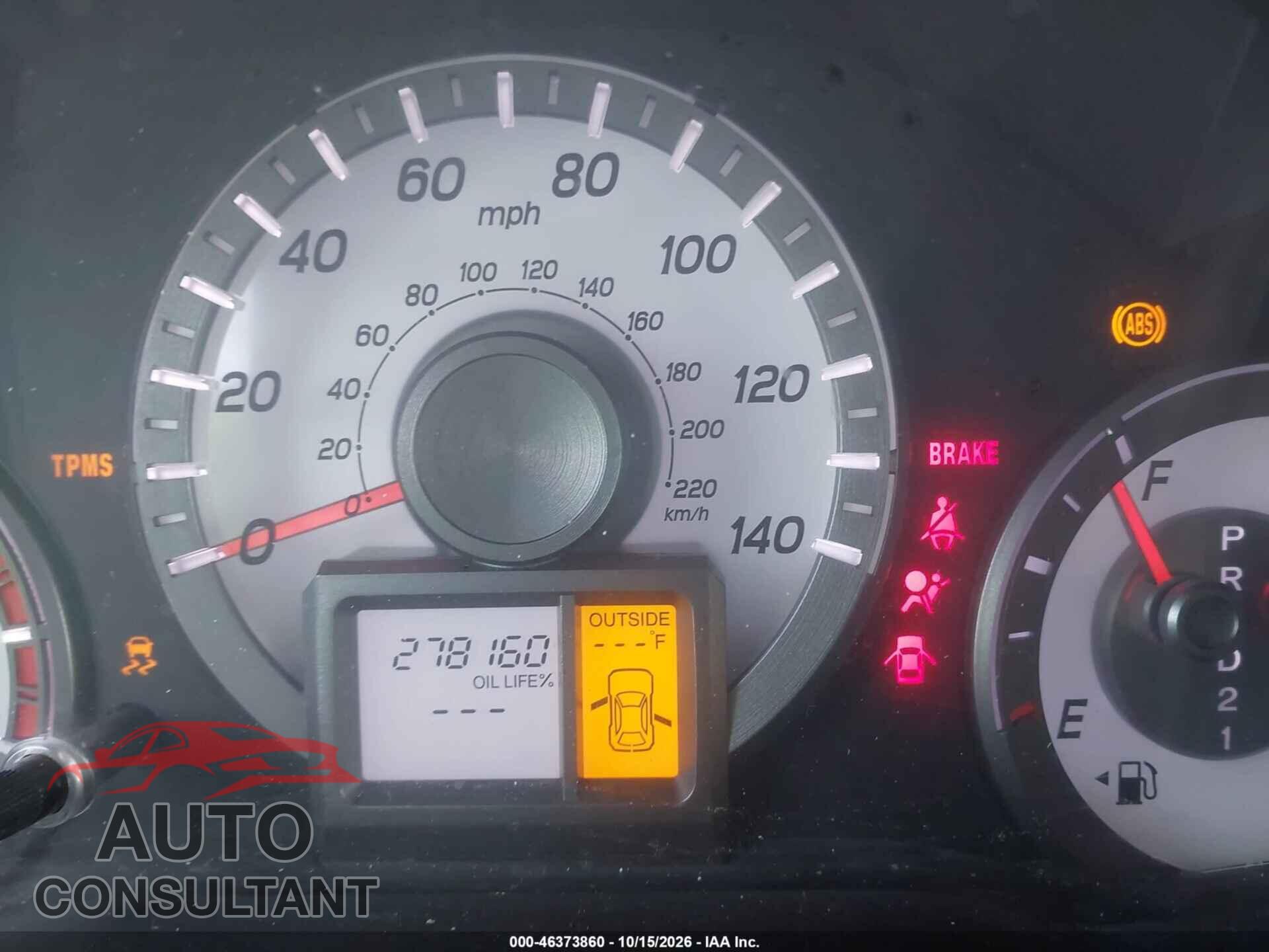 HONDA PILOT 2012 - 5FNYF3H54CB019885
