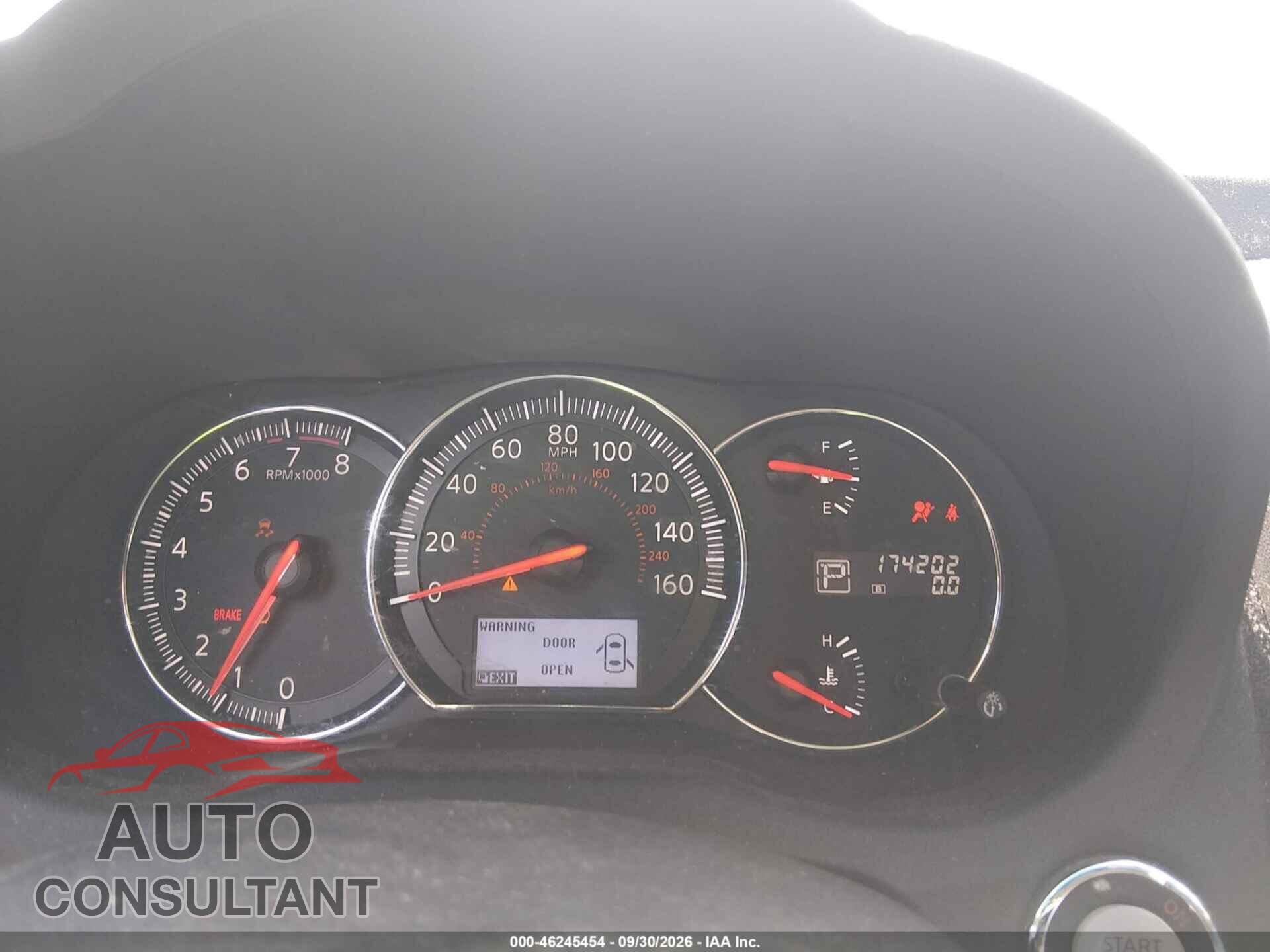 NISSAN MAXIMA 2013 - 1N4AA5AP1DC806398