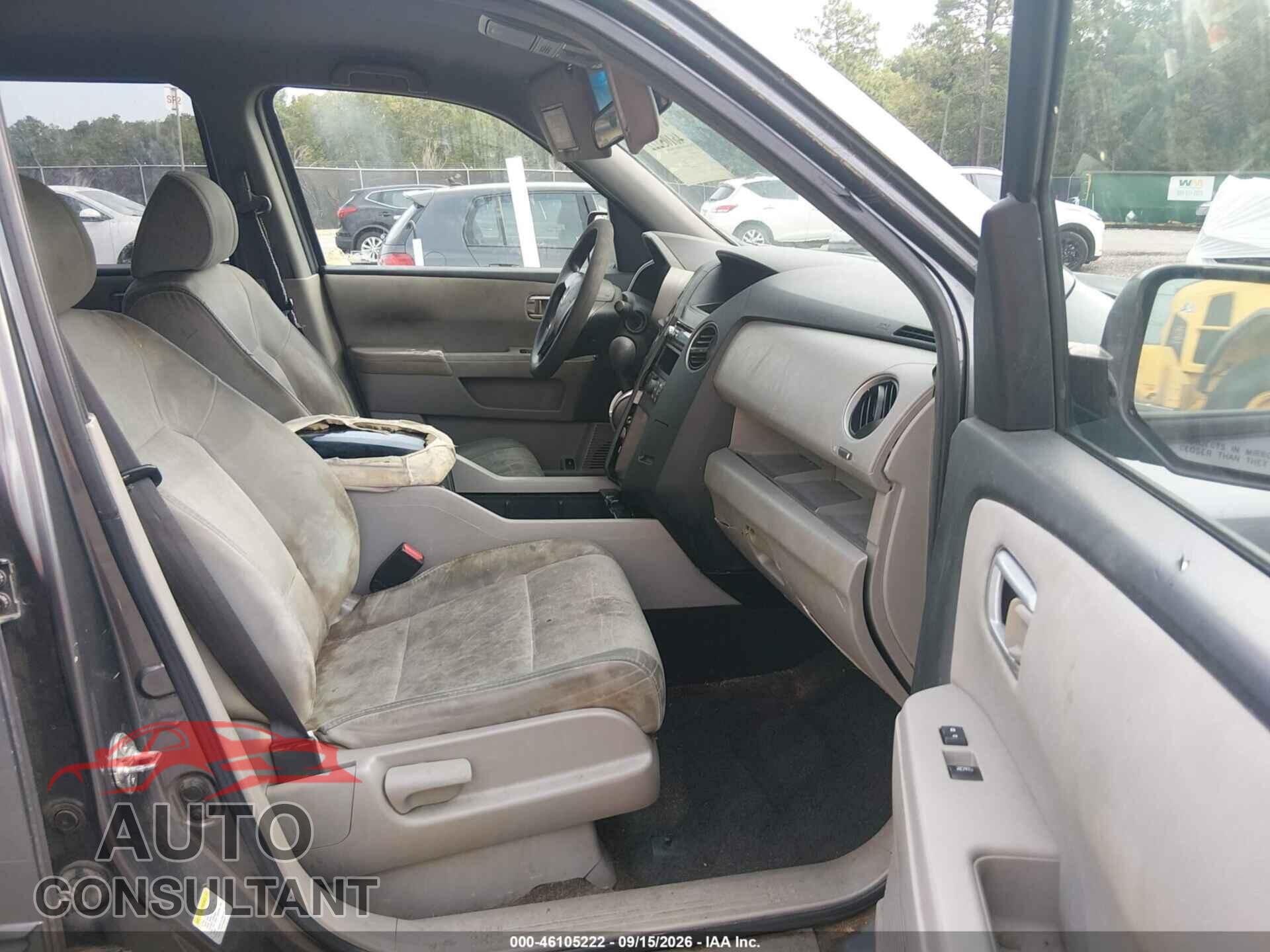 HONDA PILOT 2011 - 5FNYF4H26BB094341