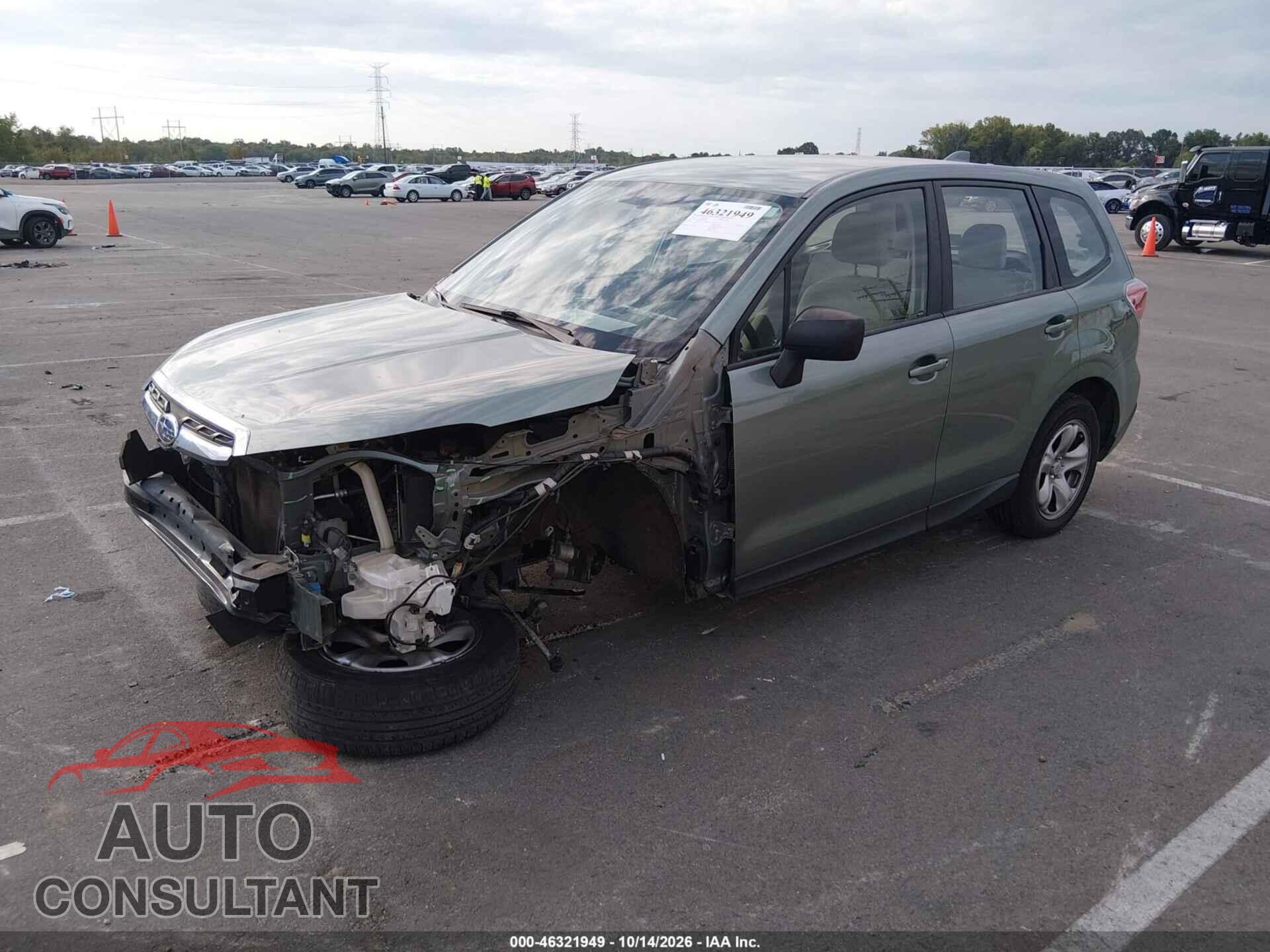 SUBARU FORESTER 2017 - JF2SJAAC5HH502800
