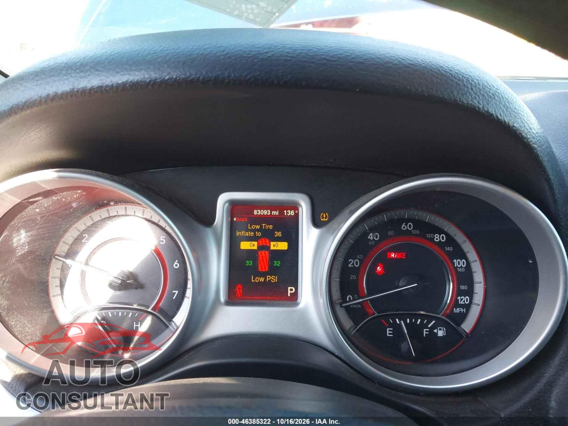DODGE JOURNEY 2015 - 3C4PDCBG2FT658316