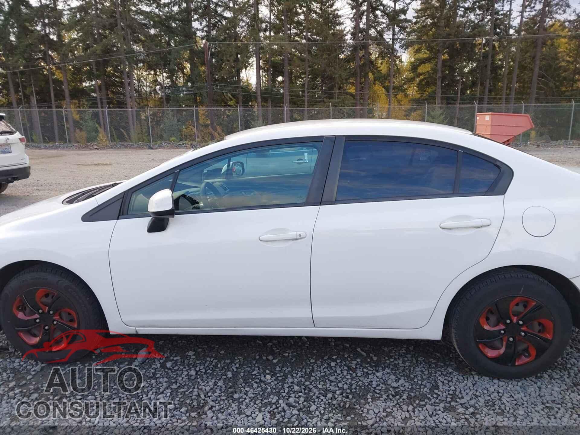 HONDA CIVIC 2013 - 19XFB2F52DE274882