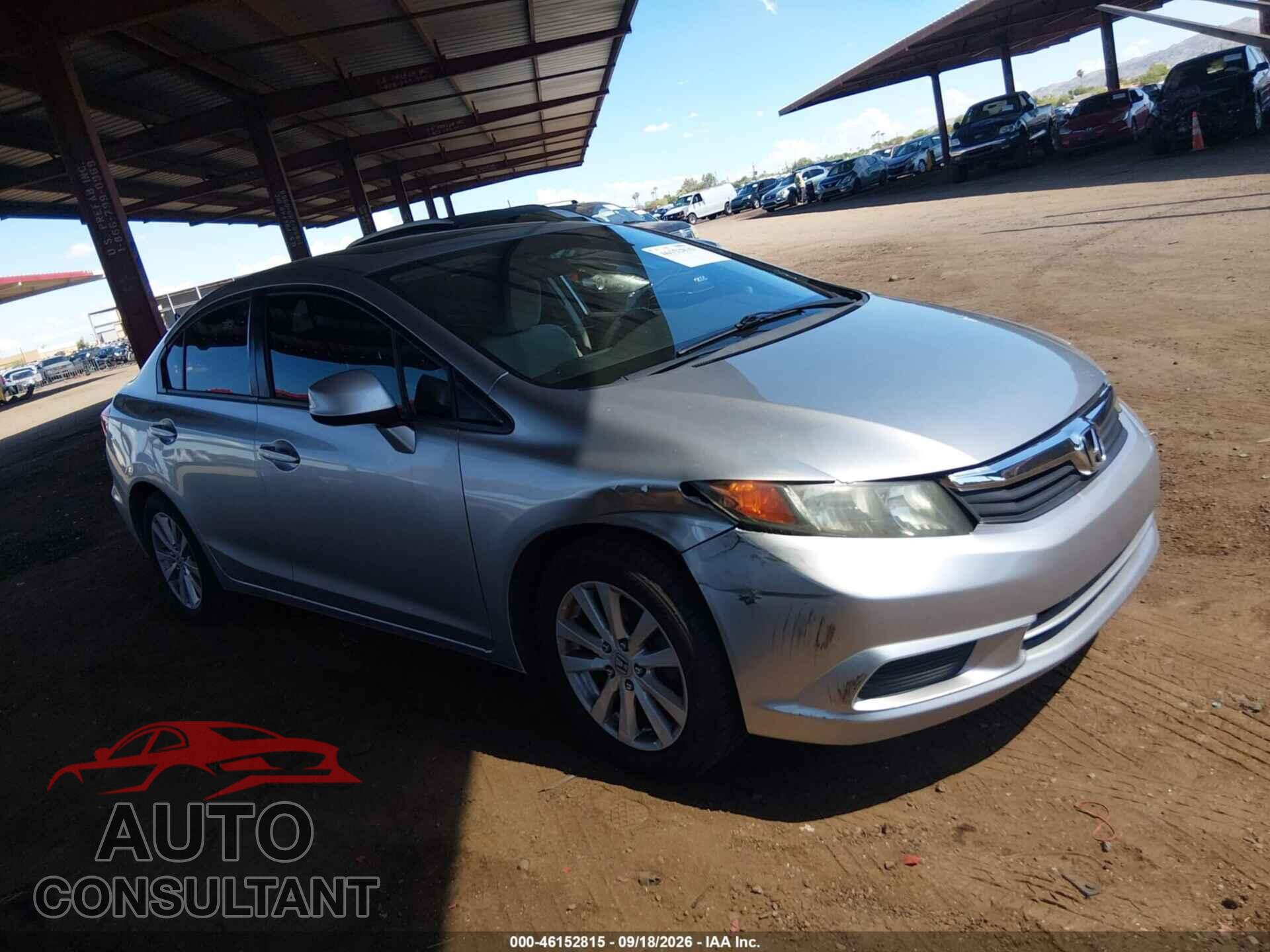 HONDA CIVIC 2012 - 2HGFB2F85CH330005