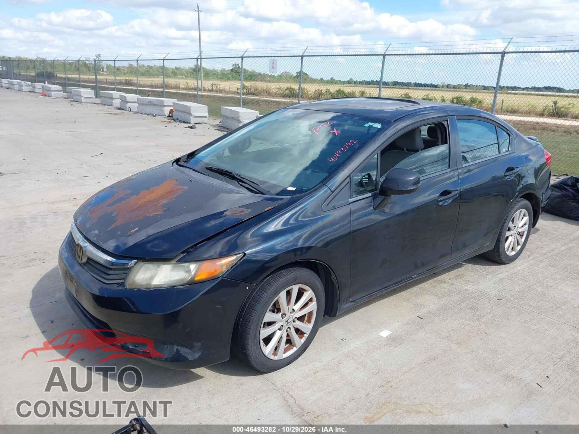HONDA CIVIC 2012 - 2HGFB2F82CH321942