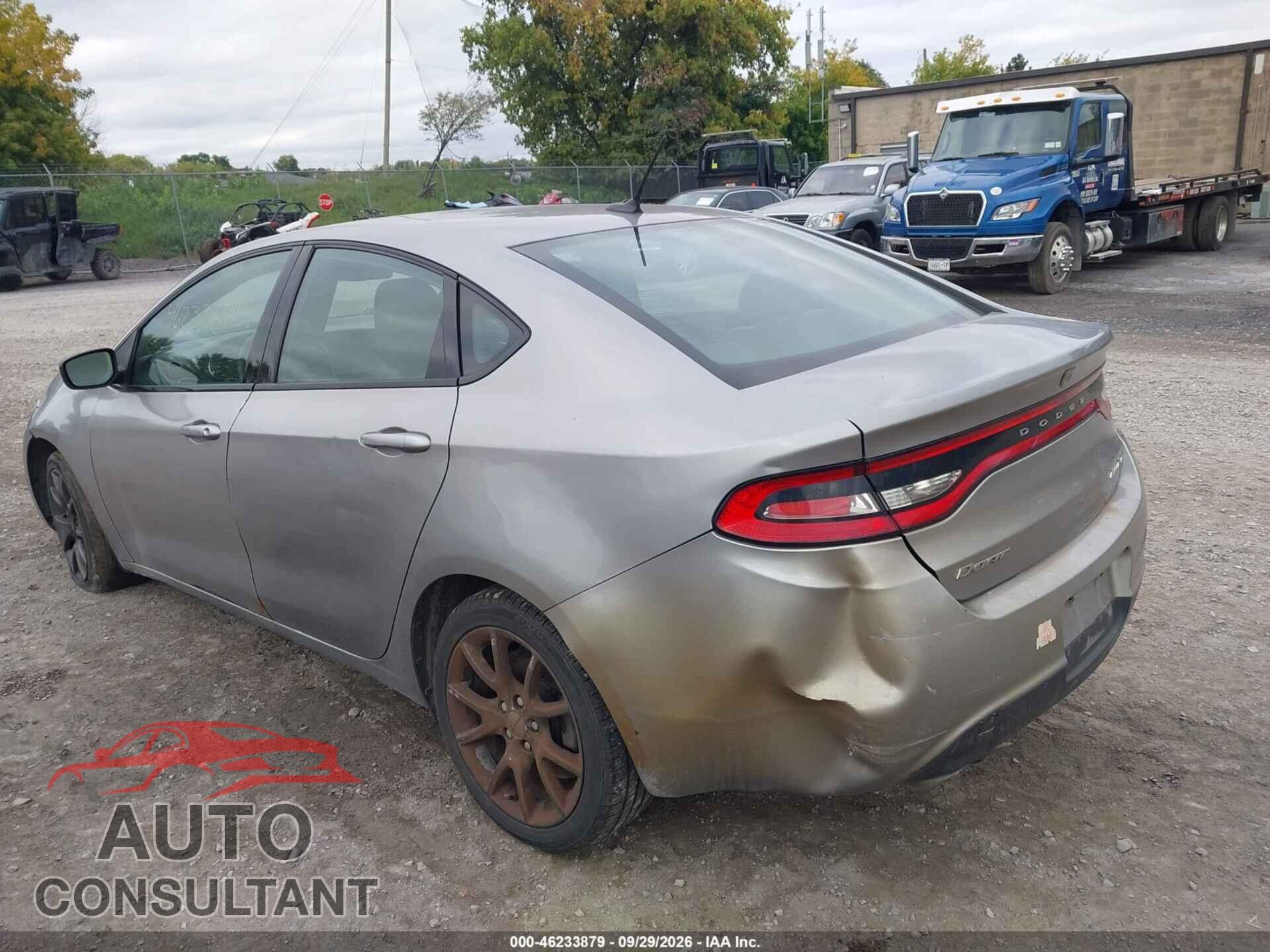 DODGE DART 2015 - 1C3CDFBB8FD316142