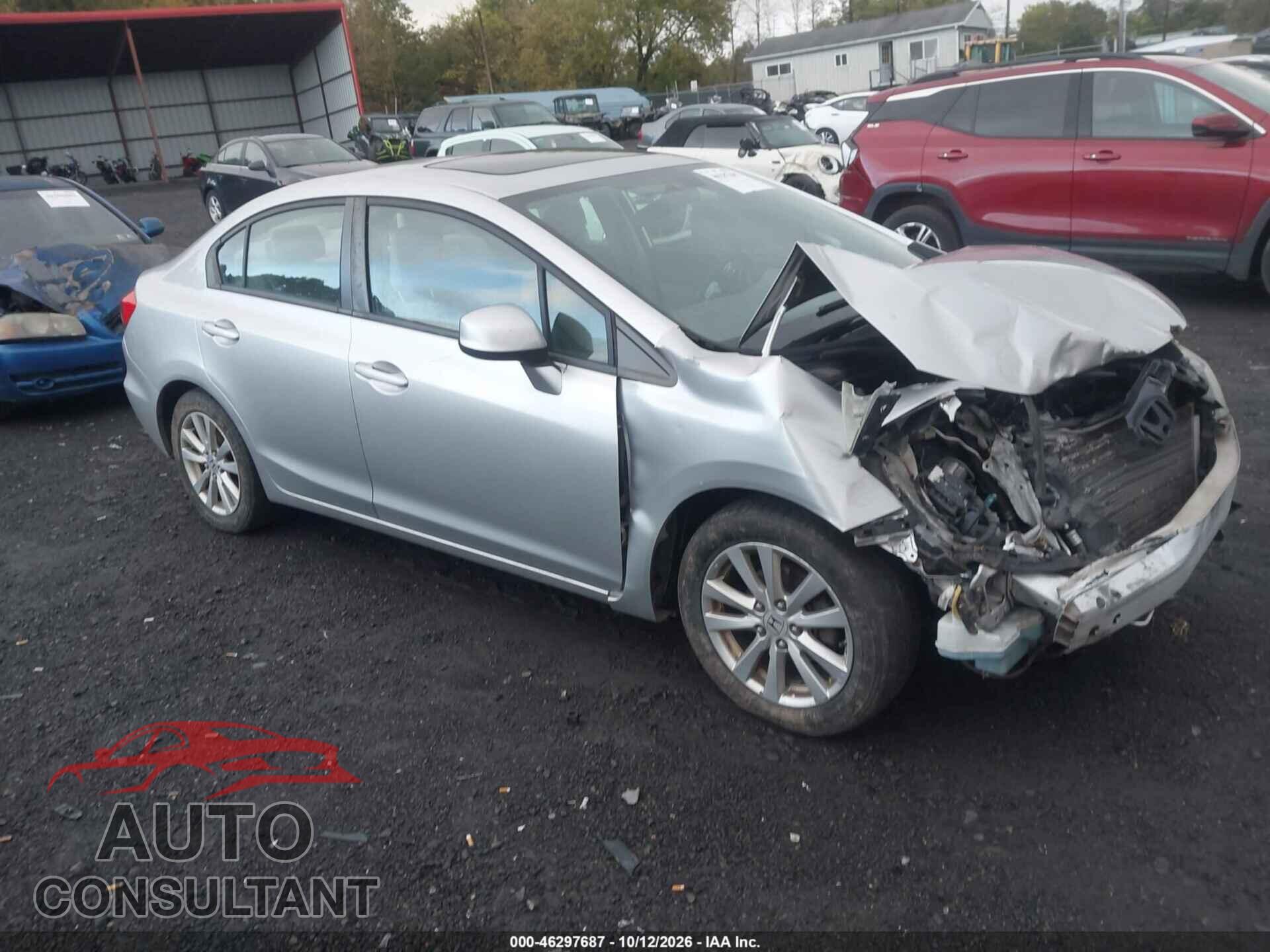 HONDA CIVIC 2012 - 19XFB2F81CE327676