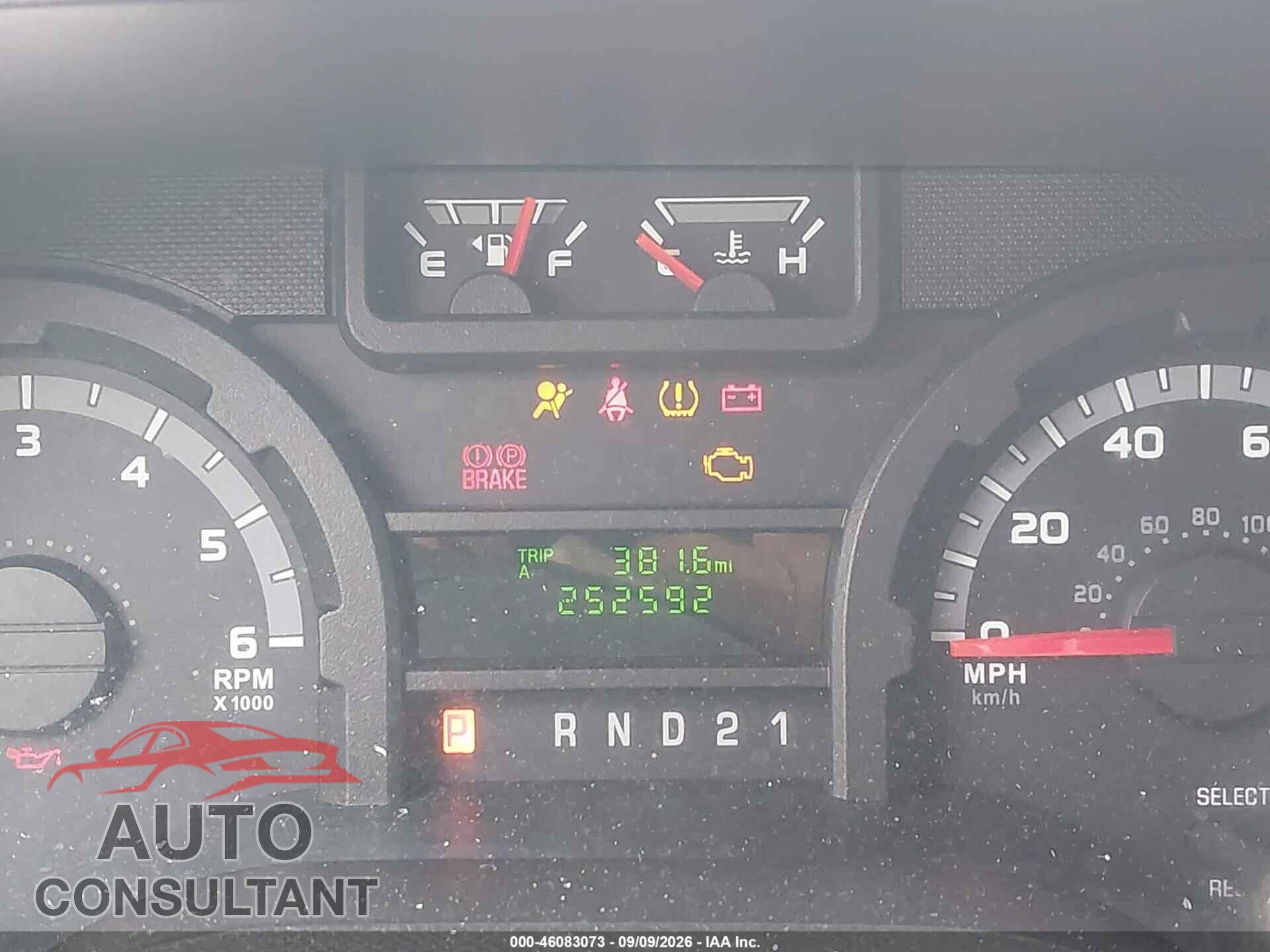 FORD E-250 2010 - 1FTNE2EWXADA72107