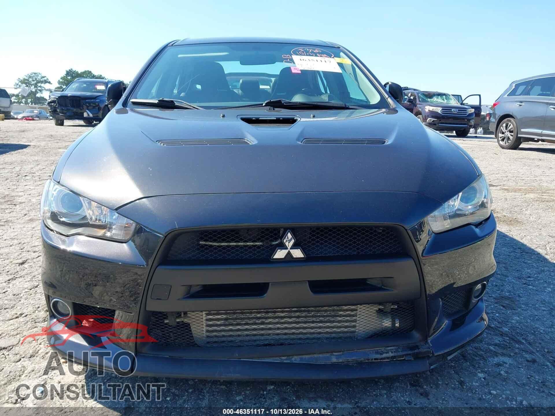 MITSUBISHI LANCER EVOLUTION 2011 - JA32W8FV8BU038451
