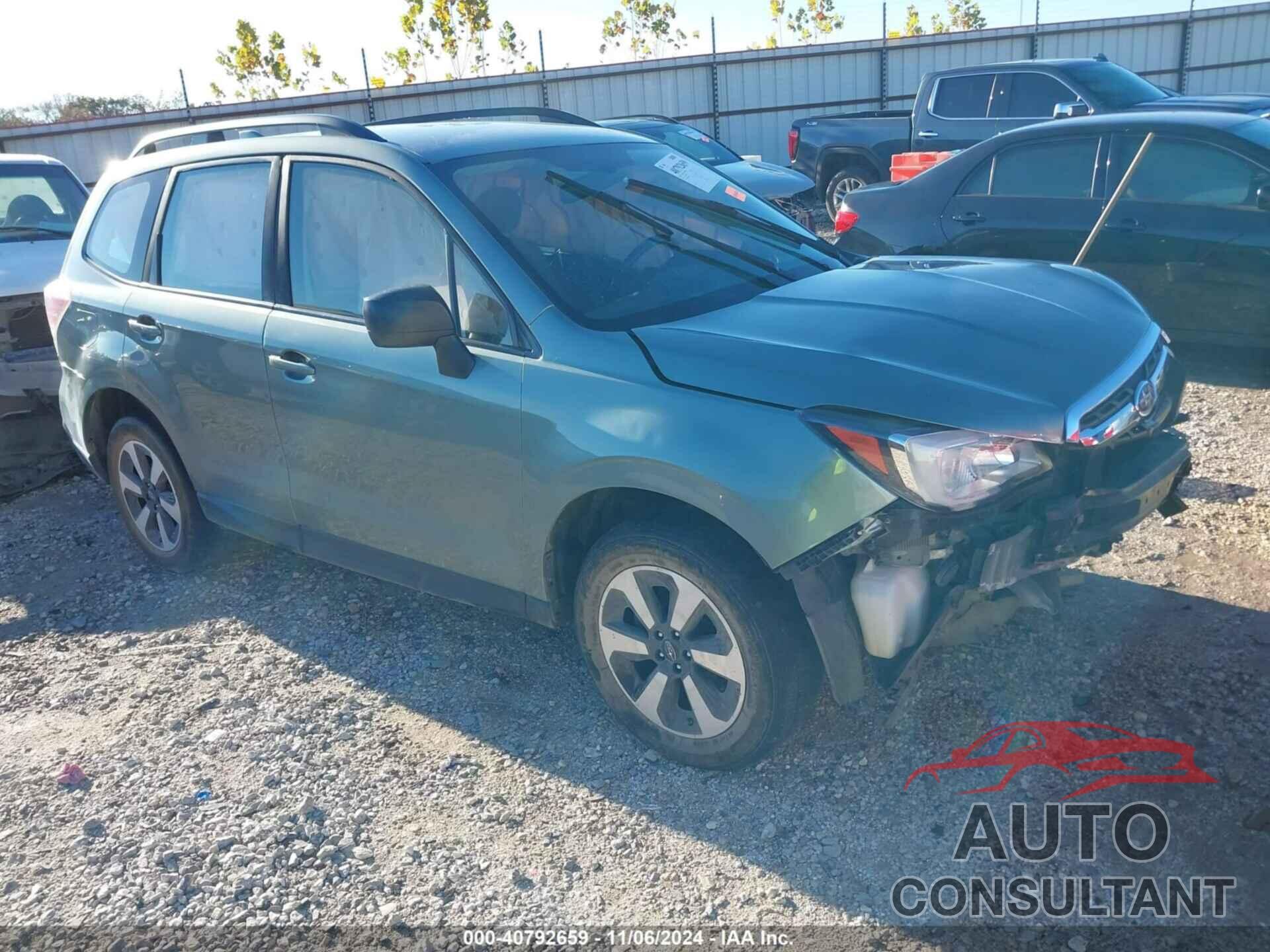 SUBARU FORESTER 2017 - JF2SJABC3HH809395