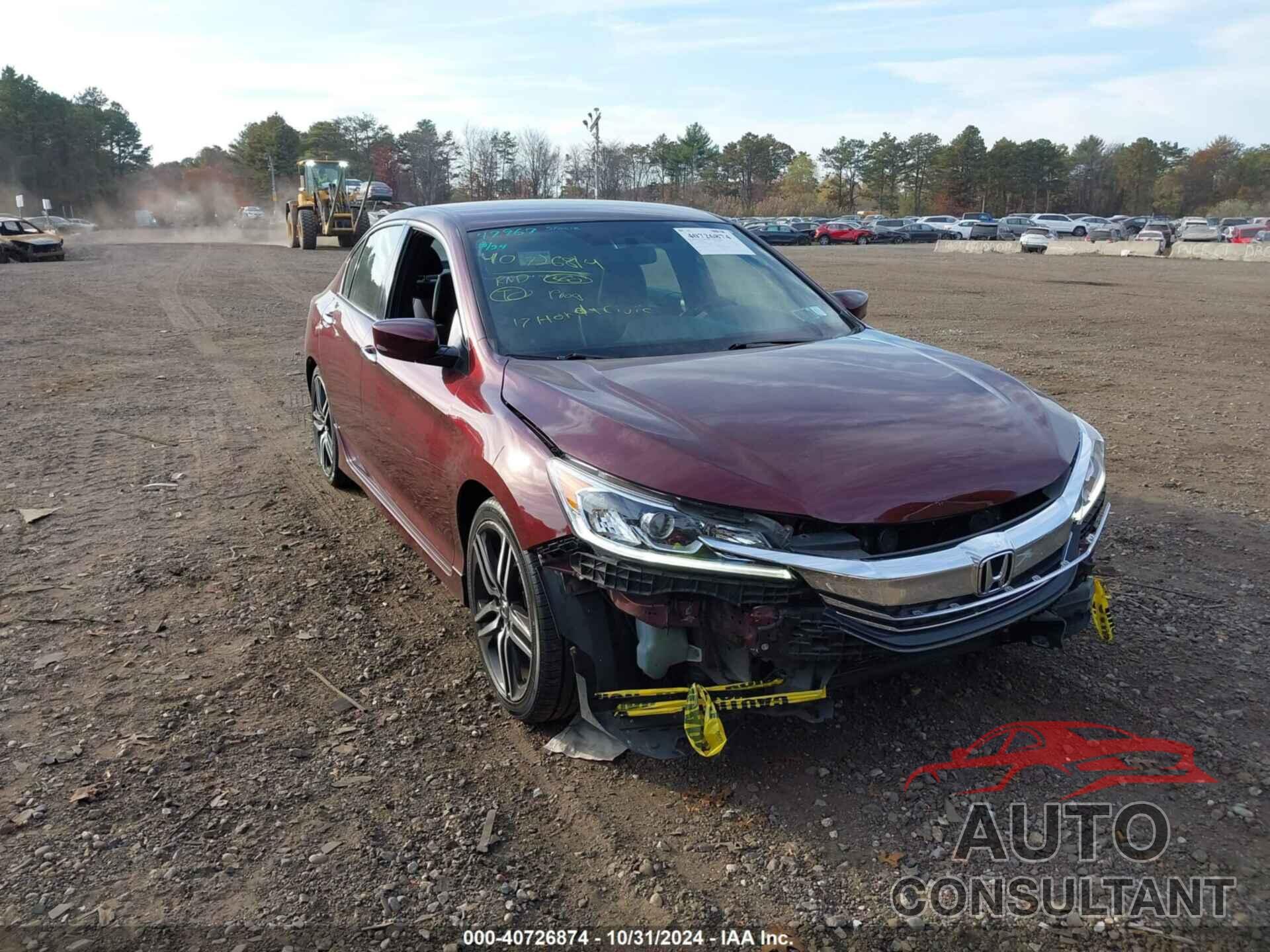 HONDA ACCORD 2017 - 1HGCR2F5XHA072462