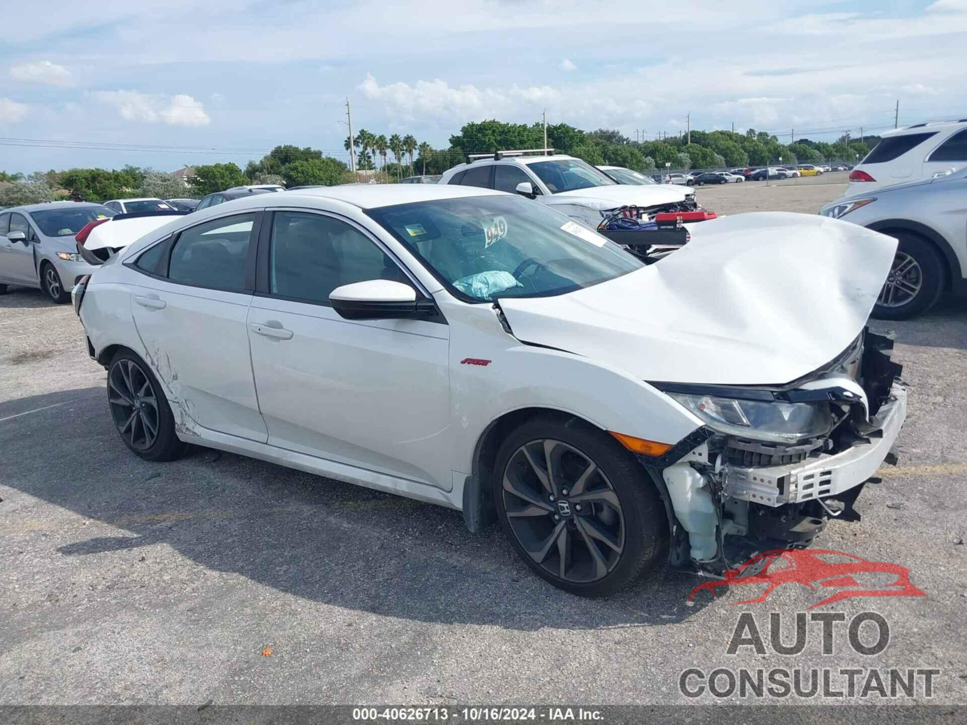 HONDA CIVIC 2020 - 2HGFC2F80LH506147