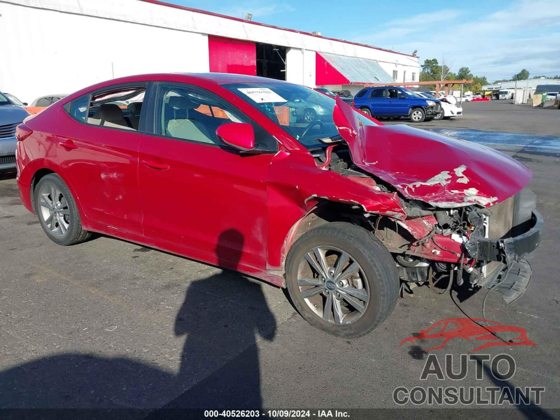 HYUNDAI ELANTRA 2017 - KMHD84LF1HU262658