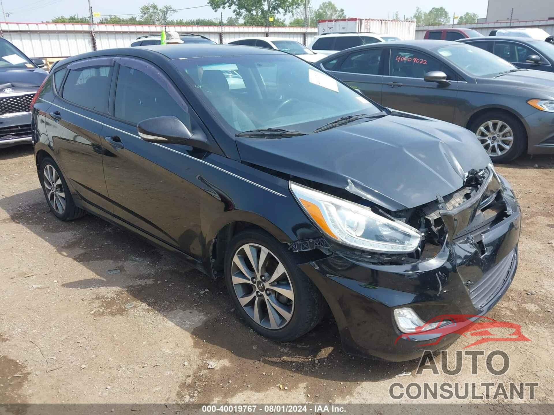 HYUNDAI ACCENT 2016 - KMHCU5AEXGU246299