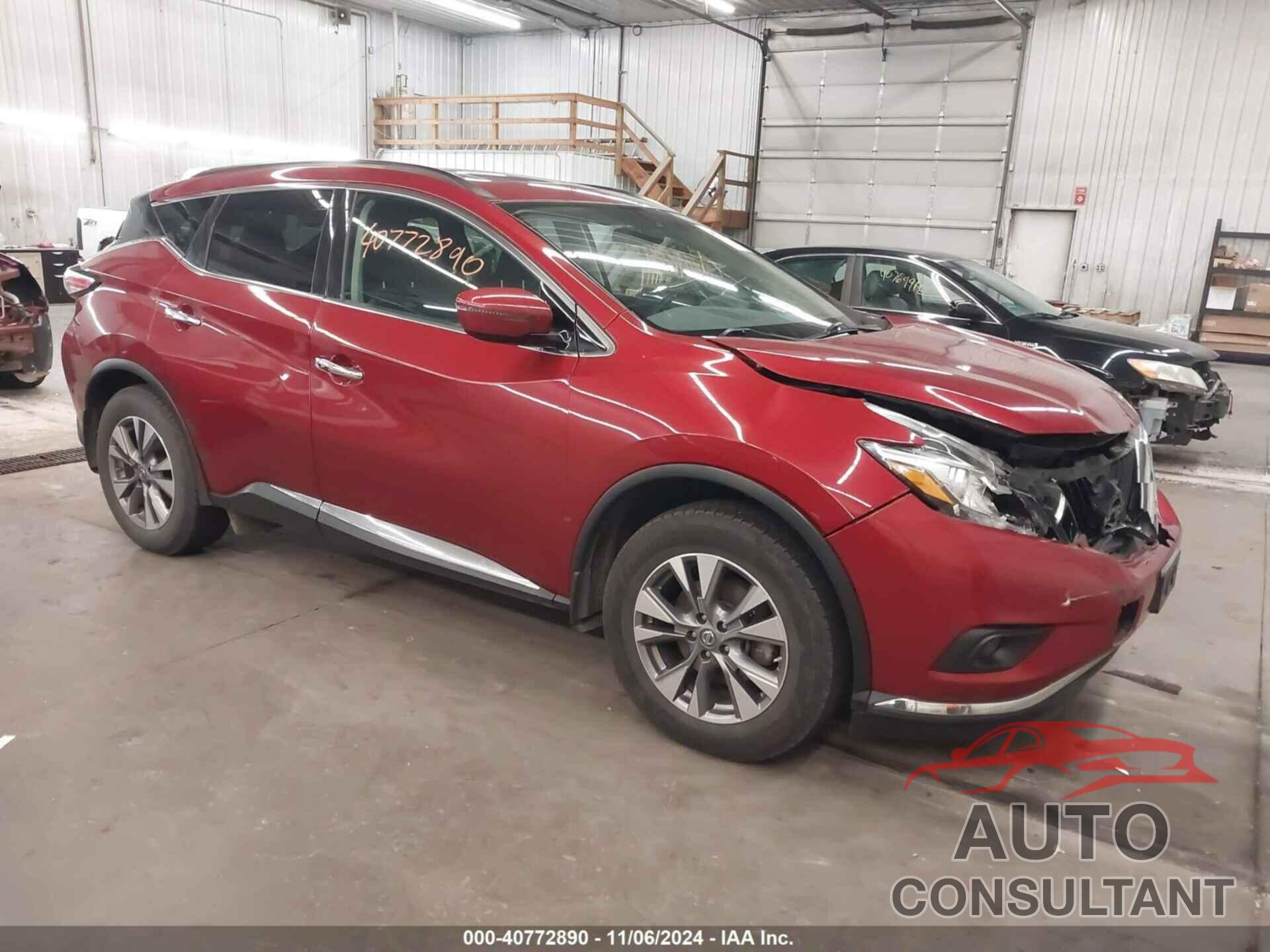 NISSAN MURANO 2015 - 5N1AZ2MH9FN291353