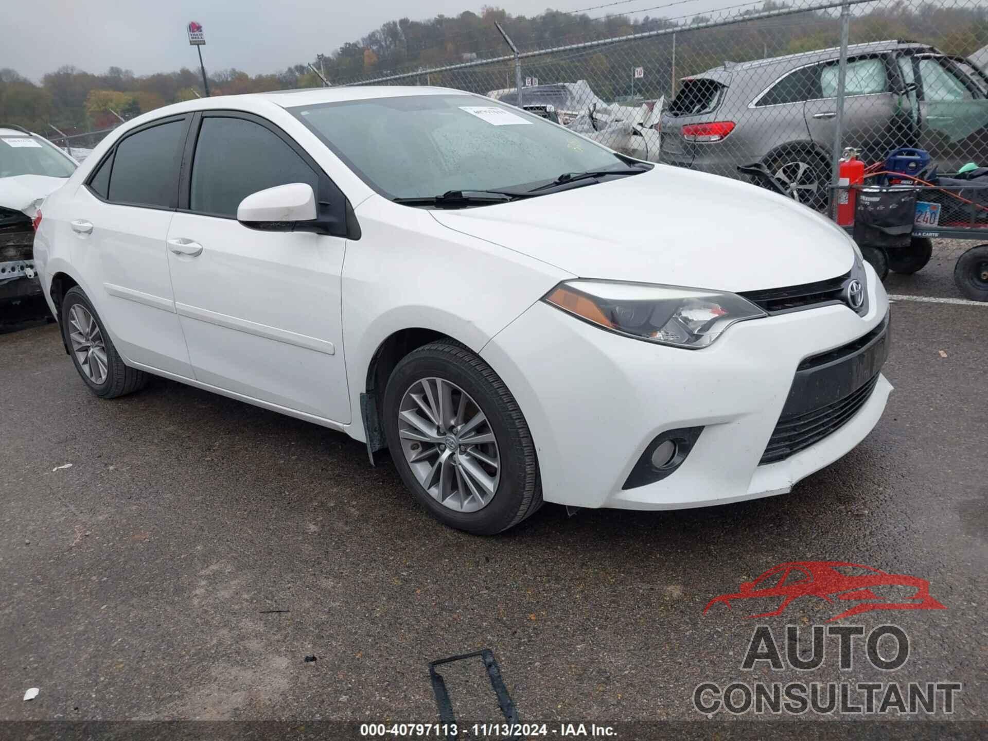 TOYOTA COROLLA 2015 - 5YFBURHE4FP212058