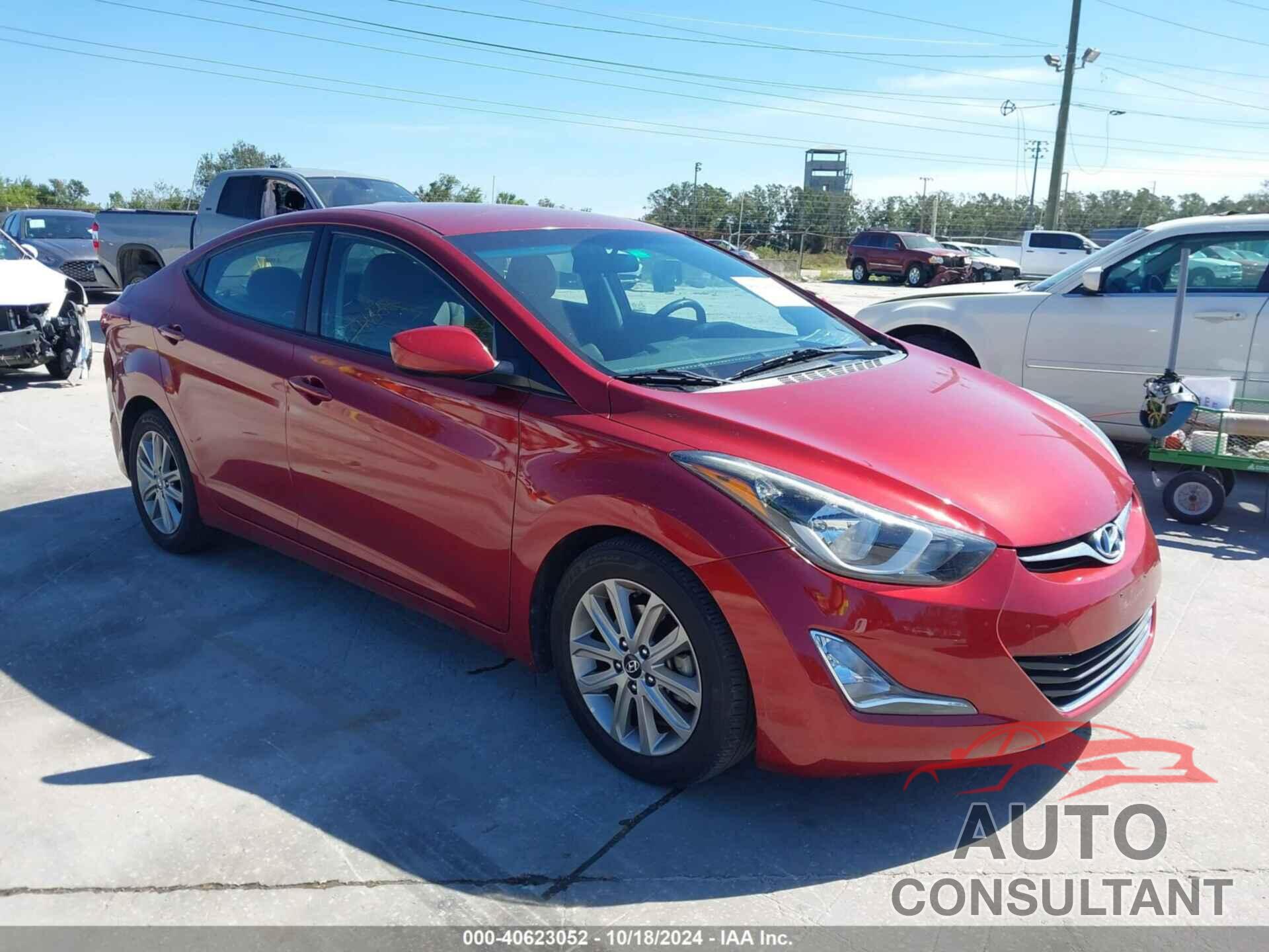 HYUNDAI ELANTRA 2016 - 5NPDH4AE8GH689620