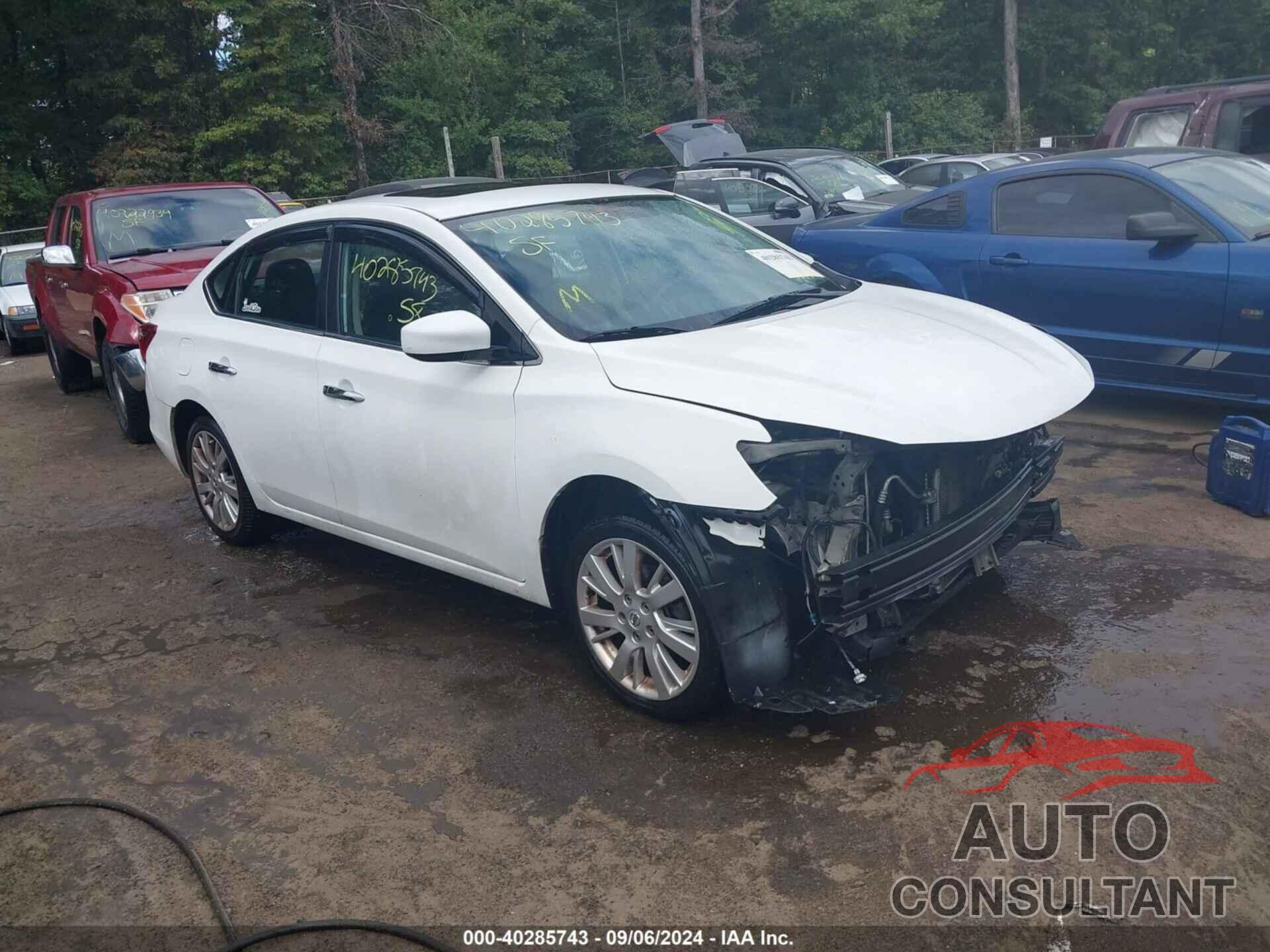 NISSAN SENTRA 2017 - 3N1AB7AP5HY318378