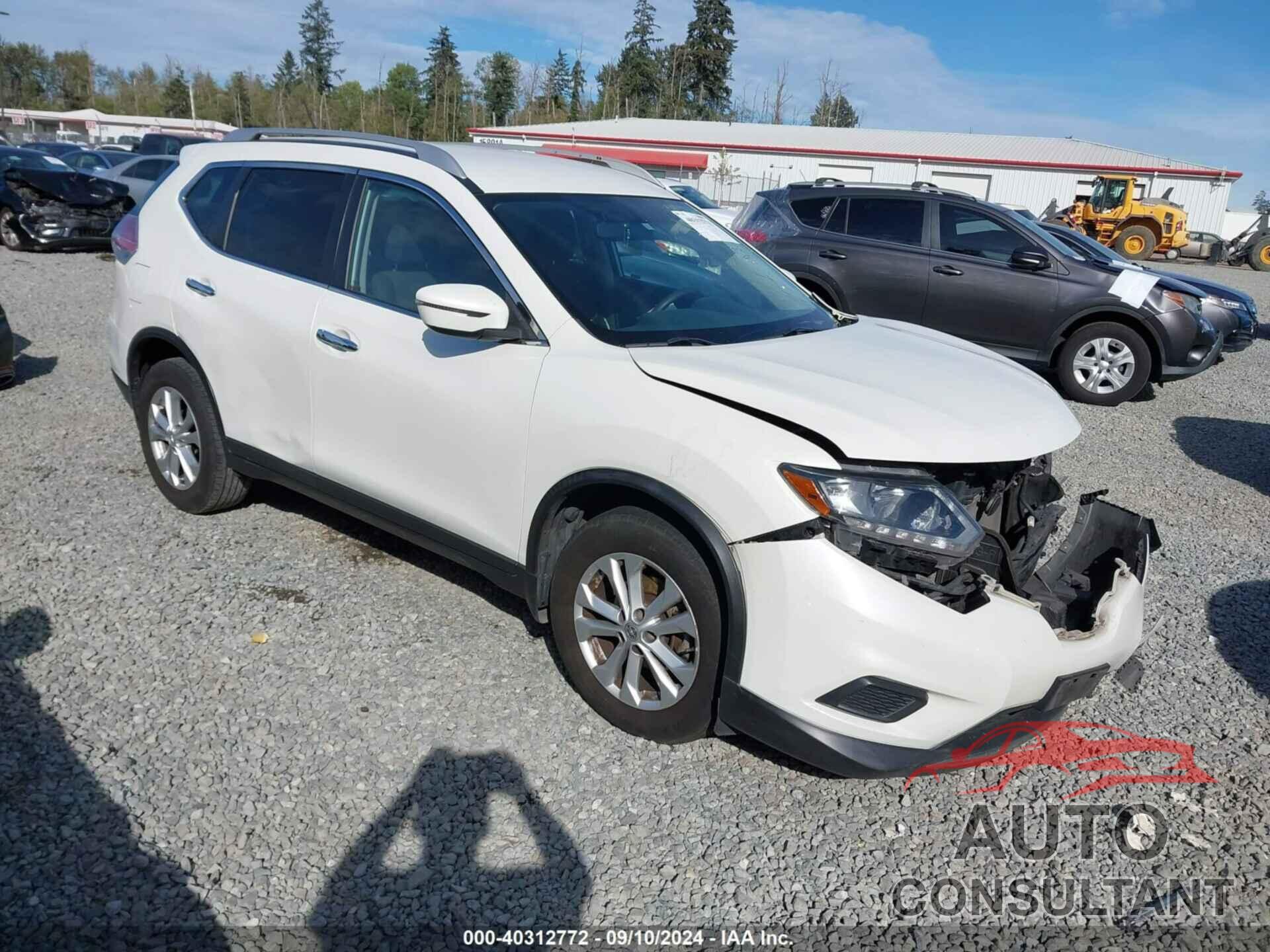 NISSAN ROGUE 2016 - KNMAT2MV5GP711188