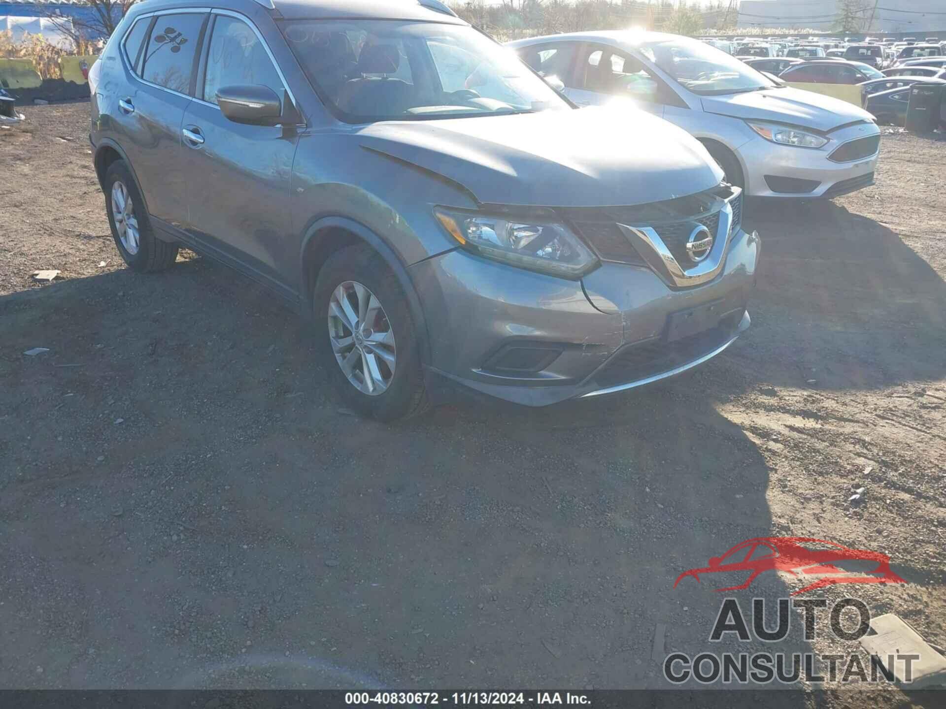 NISSAN ROGUE 2015 - KNMAT2MVXFP518596