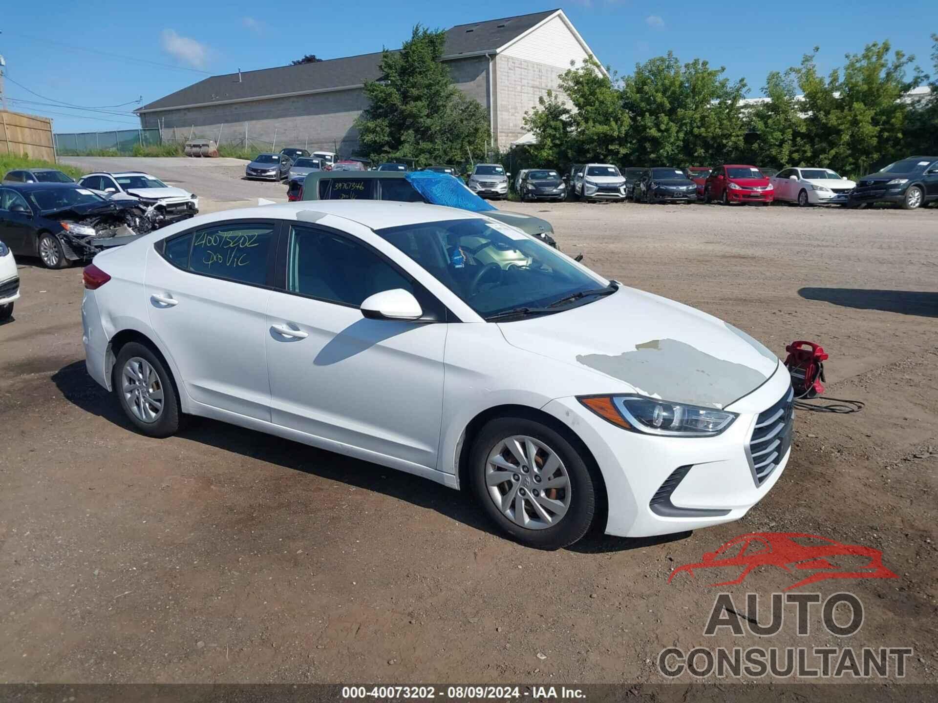 HYUNDAI ELANTRA 2017 - 5NPD74LF1HH176011