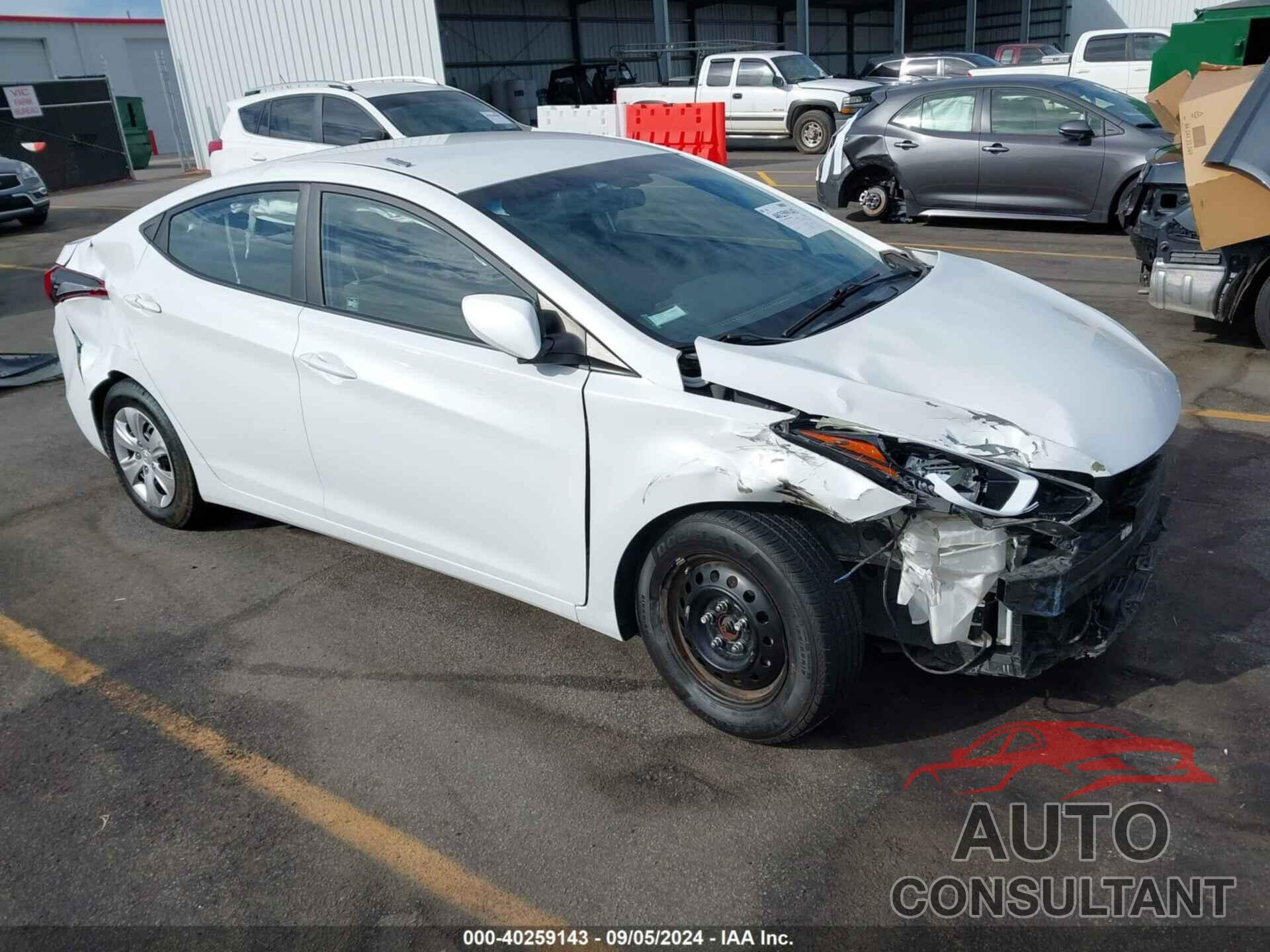 HYUNDAI ELANTRA 2016 - 5NPDH4AE6GH735218