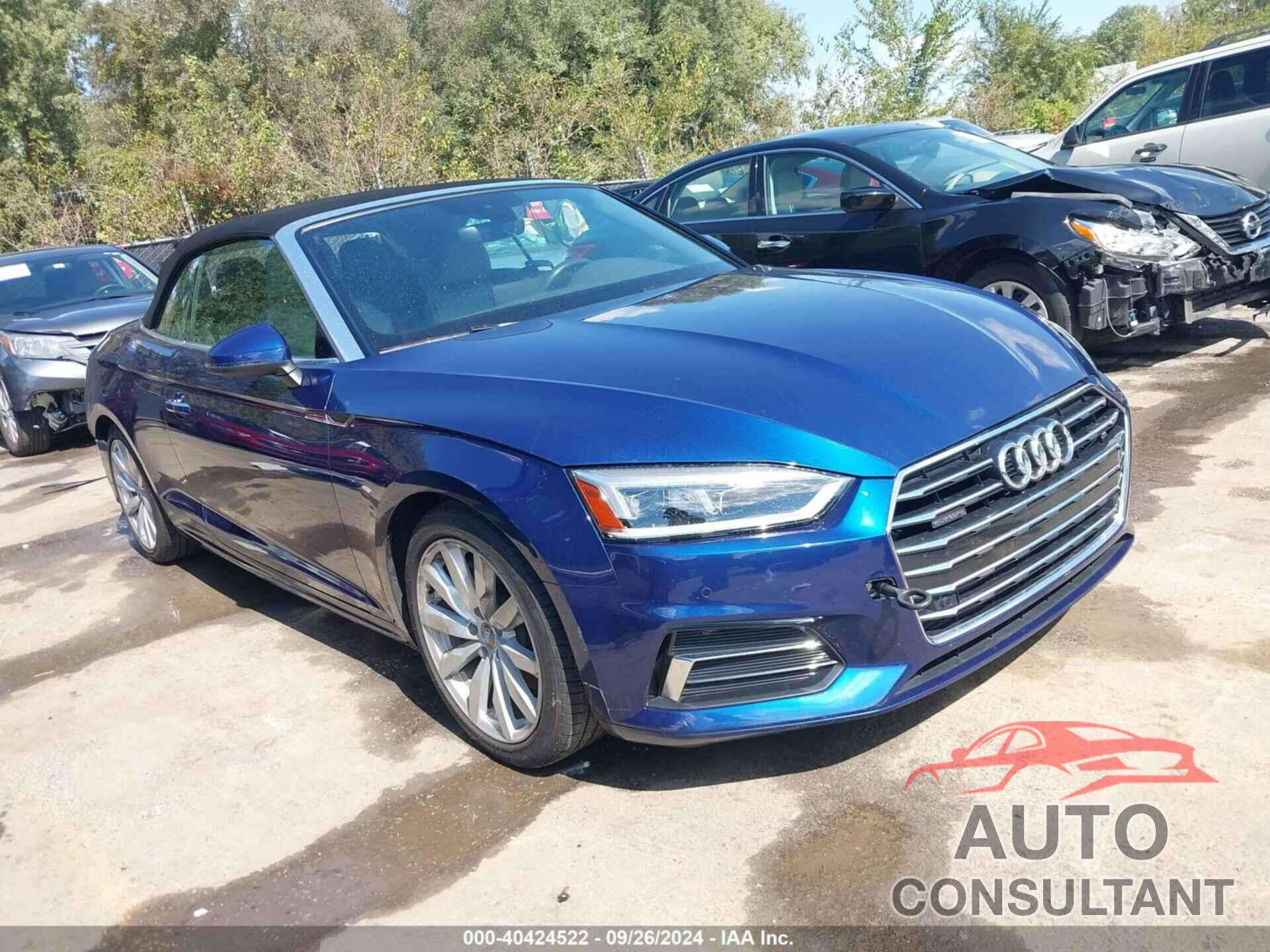 AUDI A5 2018 - WAUYNGF50JN014174