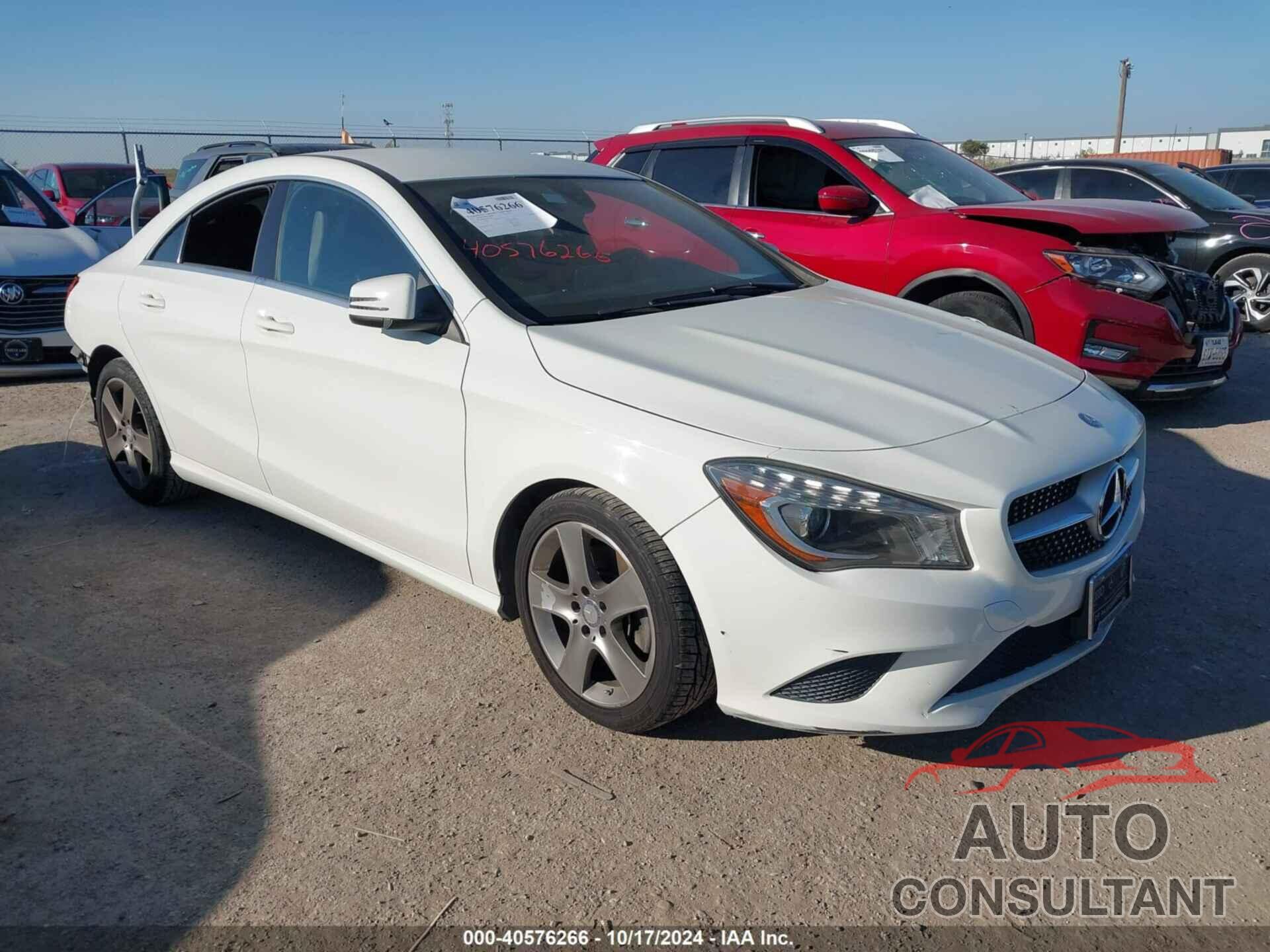 MERCEDES-BENZ CLA 250 2015 - WDDSJ4EB6FN161591