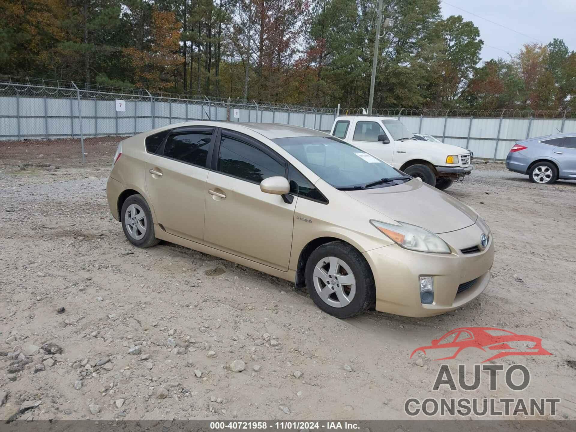 TOYOTA PRIUS 2011 - JTDKN3DU7B1435331