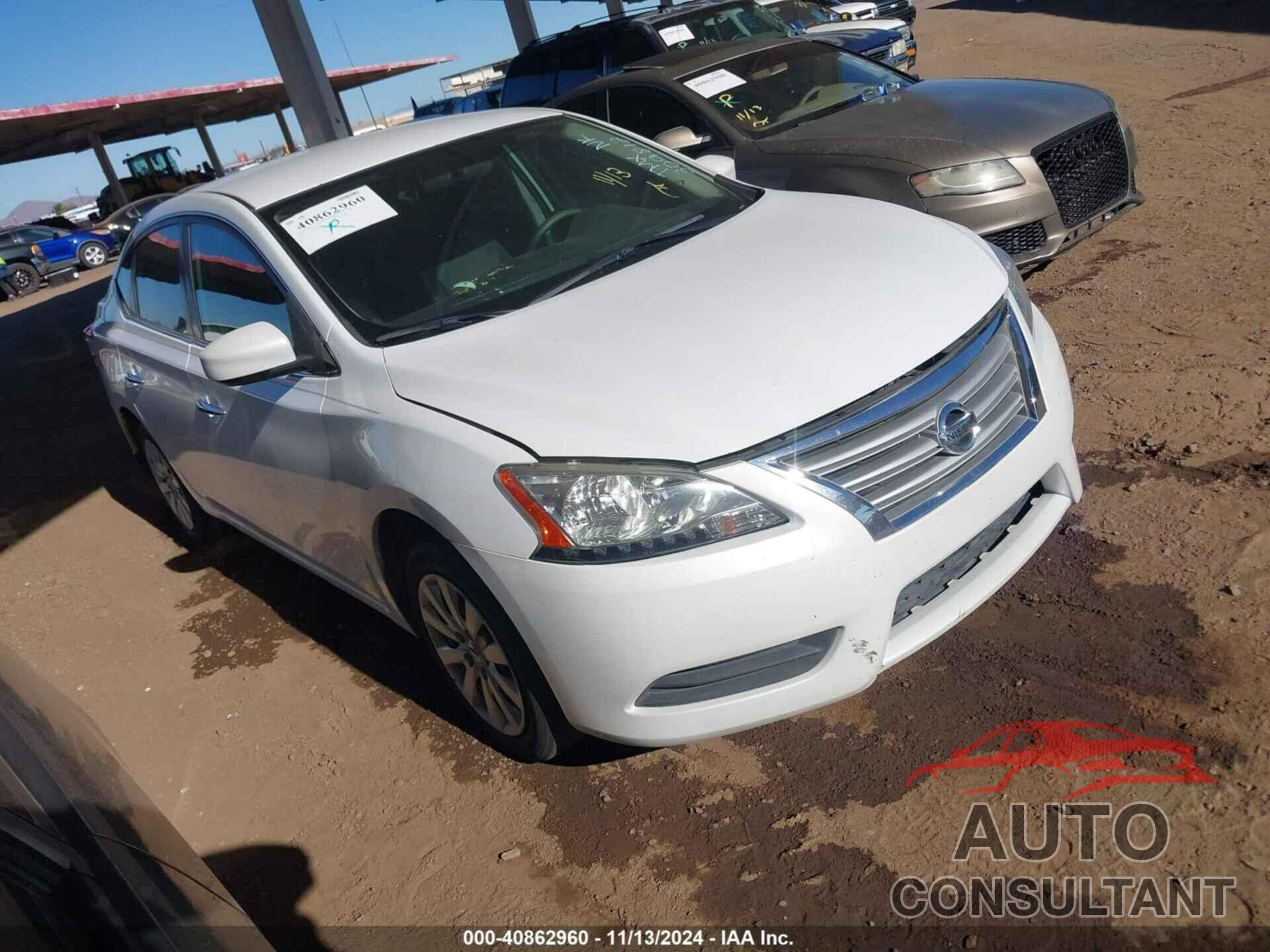 NISSAN SENTRA 2014 - 3N1AB7AP0EY309812