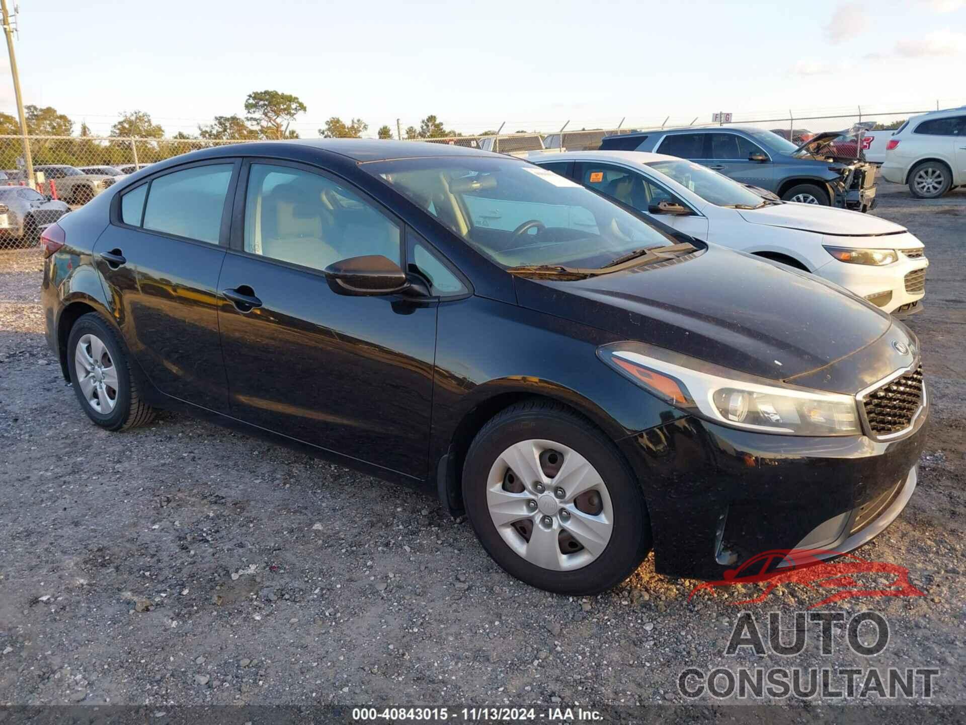 KIA FORTE 2017 - 3KPFK4A77HE040330