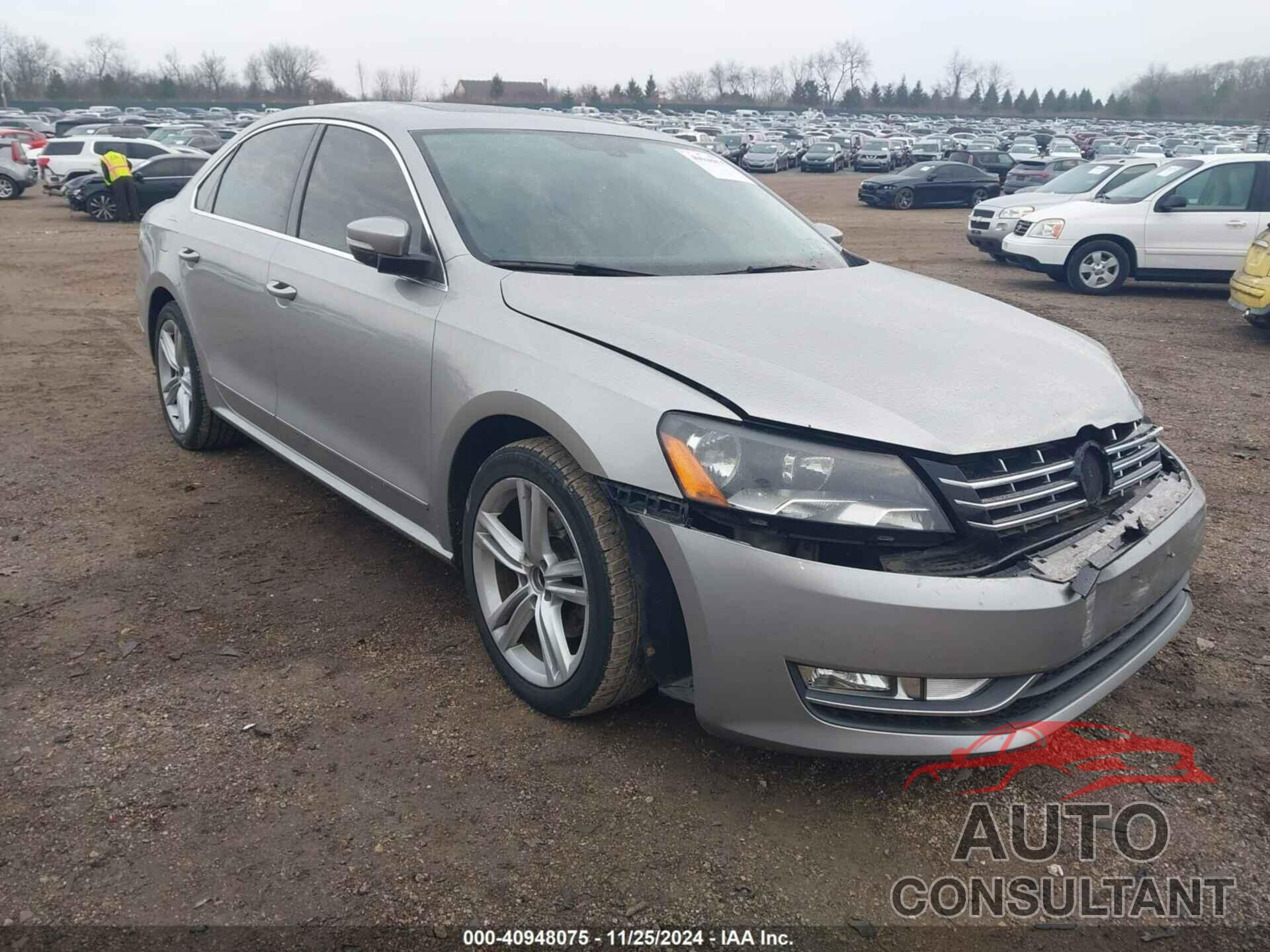 VOLKSWAGEN PASSAT 2013 - 1VWCN7A36DC052699