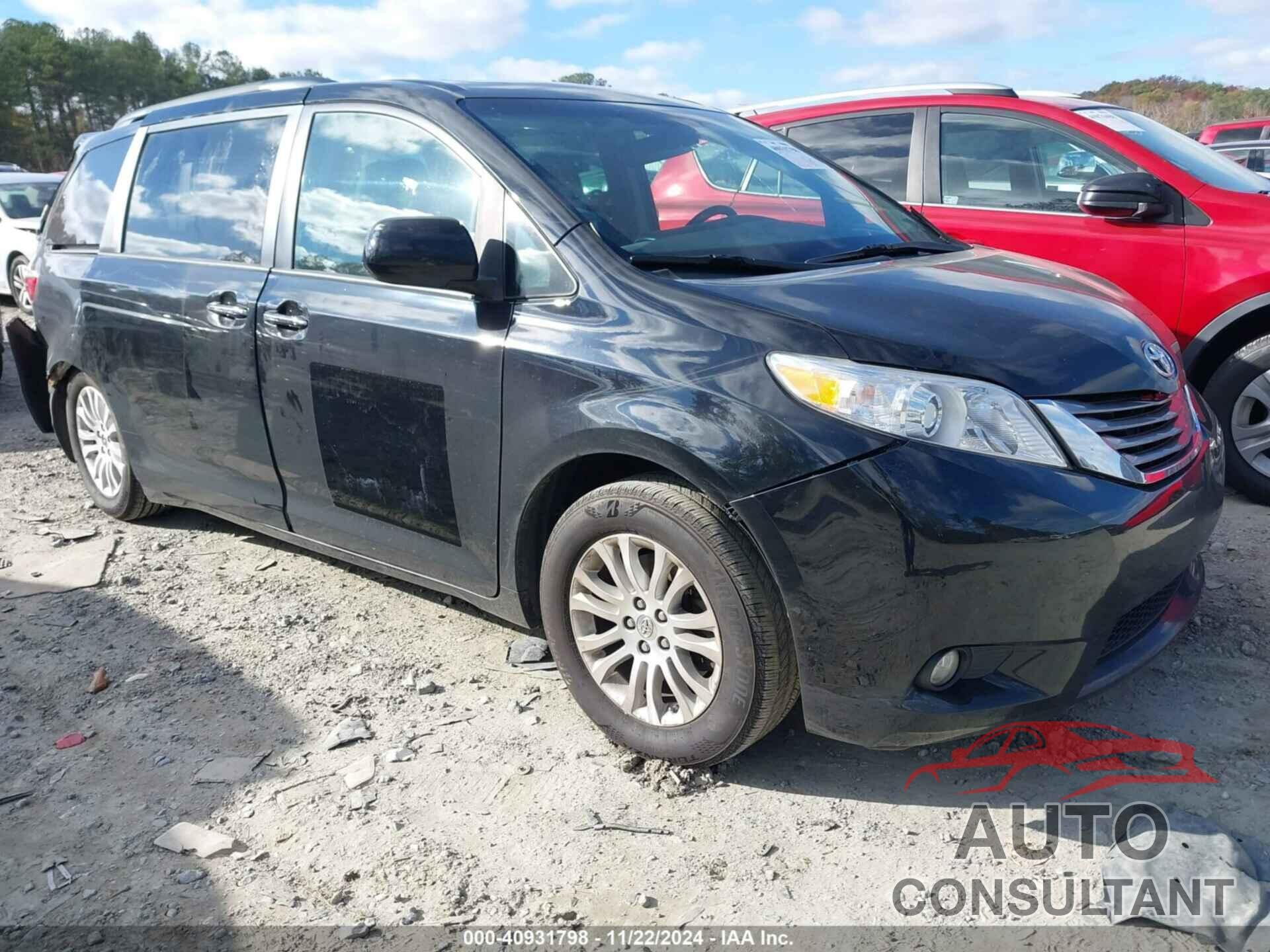 TOYOTA SIENNA 2015 - 5TDYK3DC9FS581944