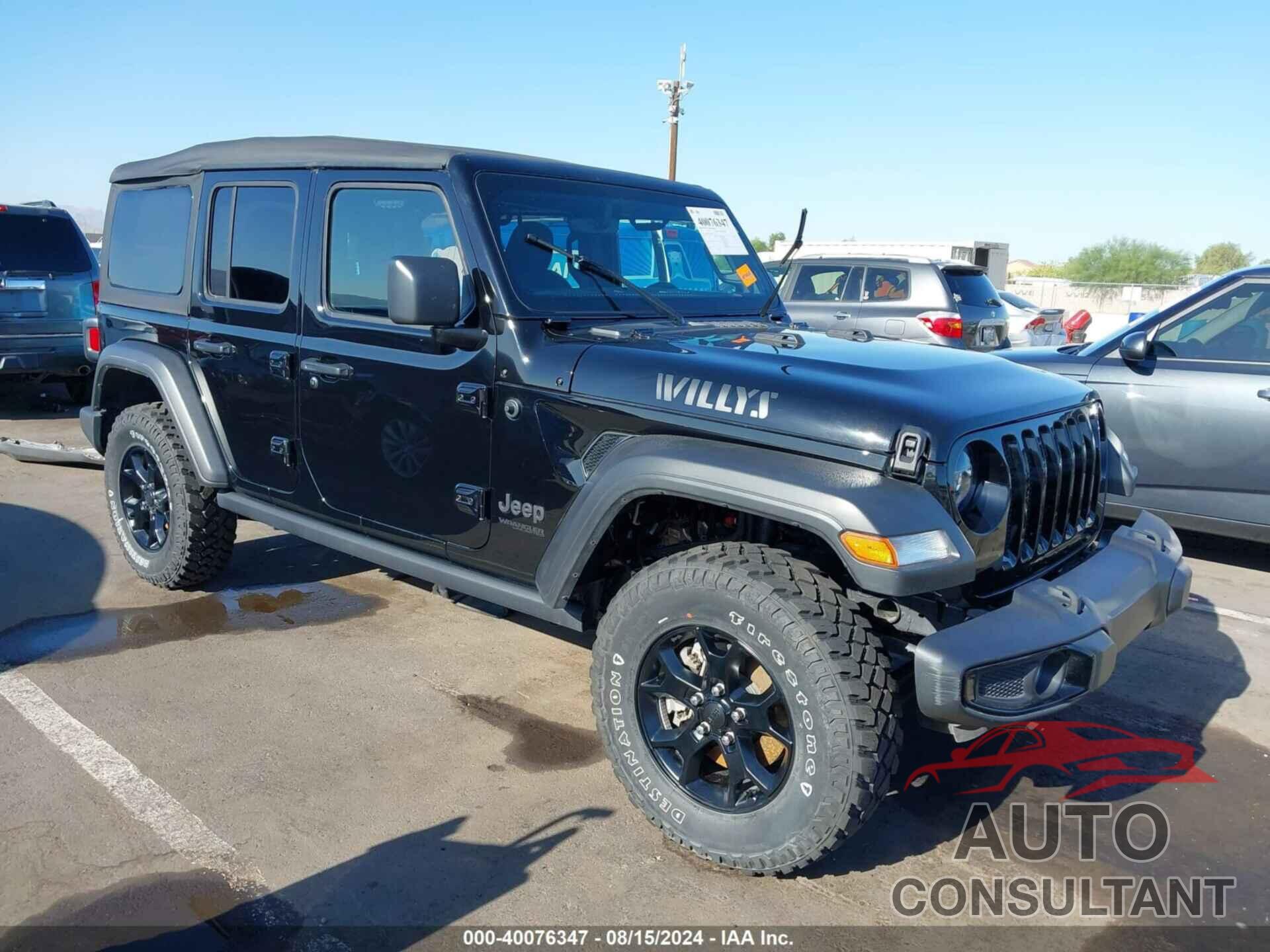 JEEP WRANGLER UNLIMITED 2021 - 1C4HJXDN3MW820705