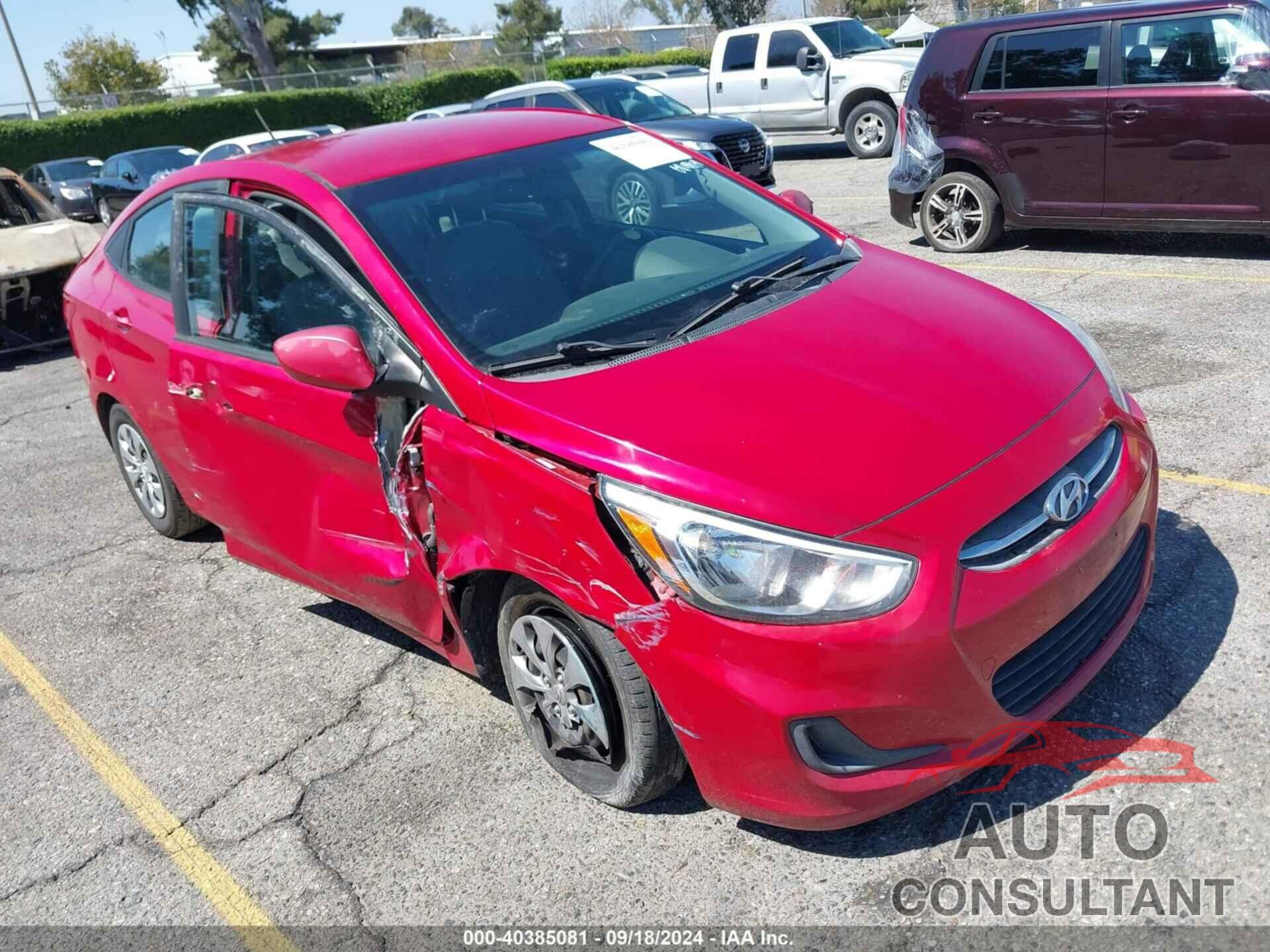 HYUNDAI ACCENT 2017 - KMHCT4AE9HU237107