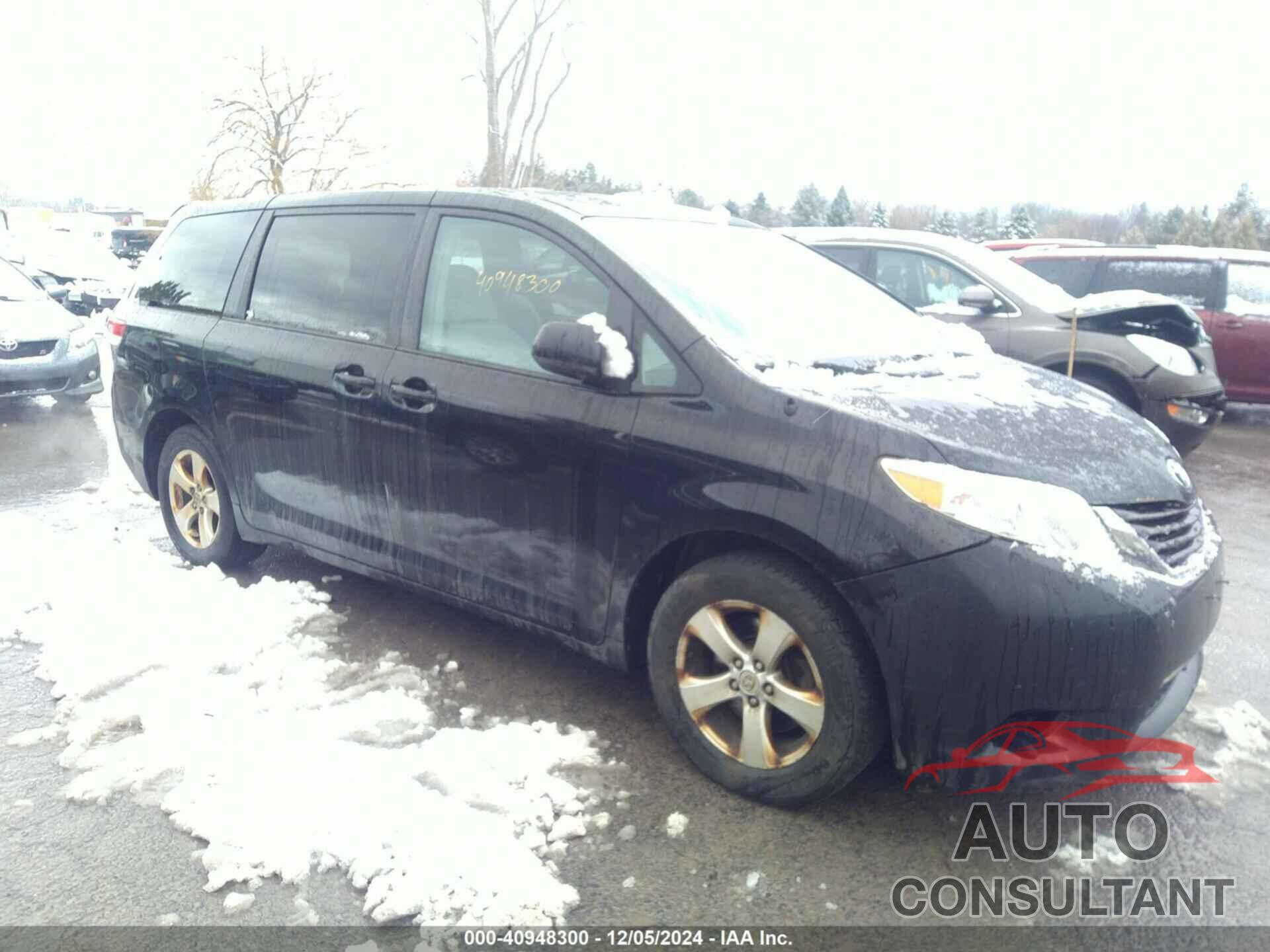 TOYOTA SIENNA 2012 - 5TDKA3DC1CS013630