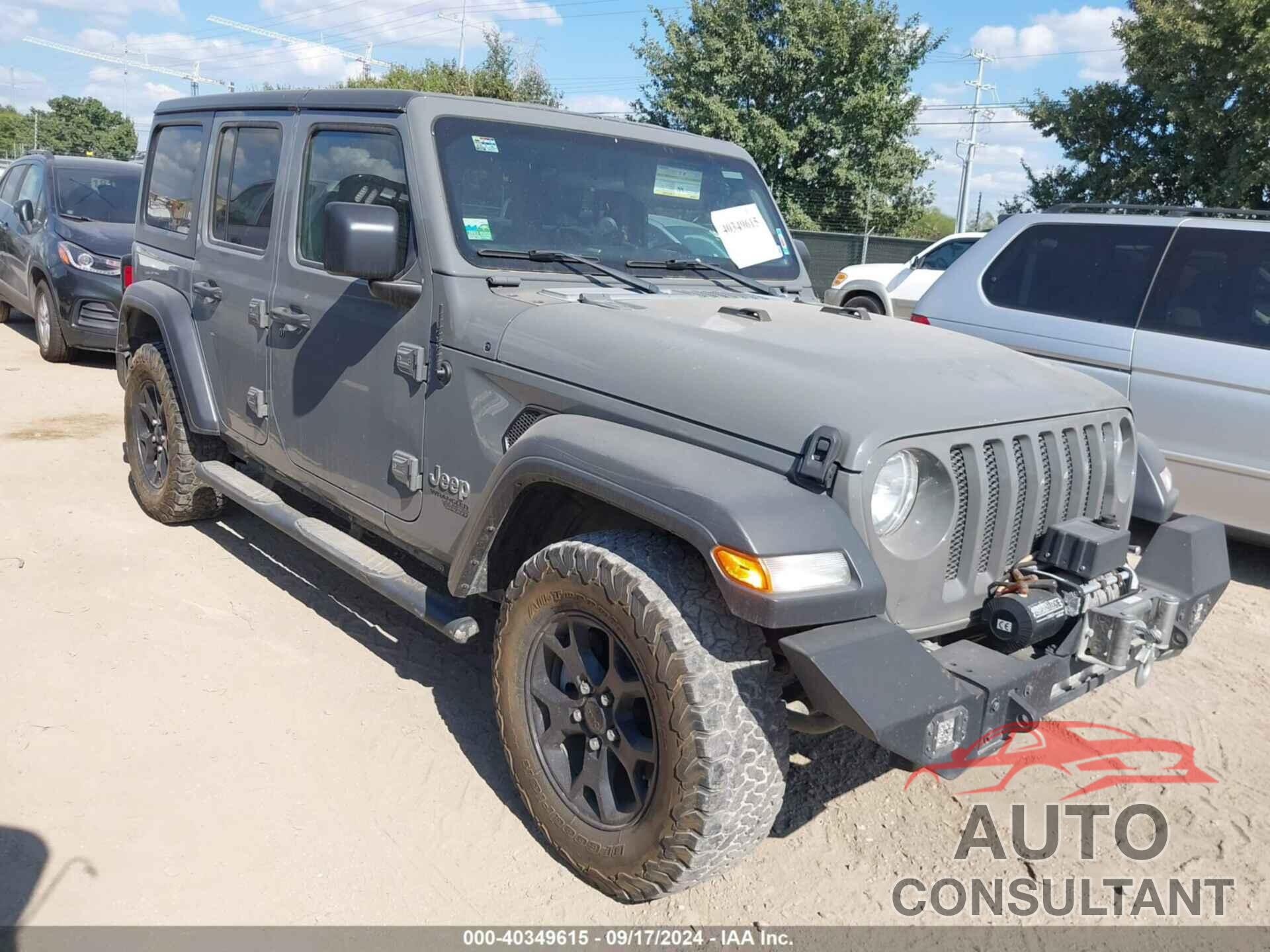 JEEP WRANGLER UNLIMITED 2018 - 1C4HJXDNXJW205659