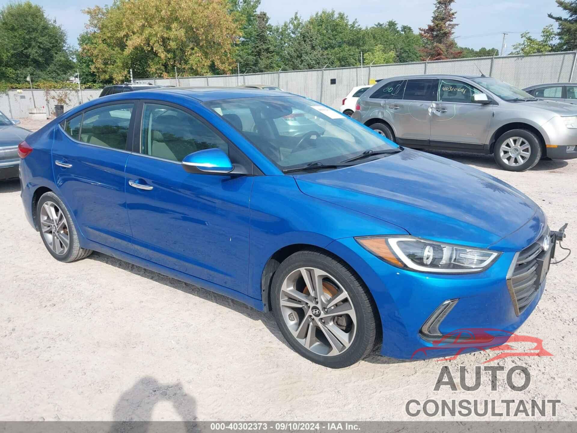 HYUNDAI ELANTRA 2017 - 5NPD84LF2HH087108