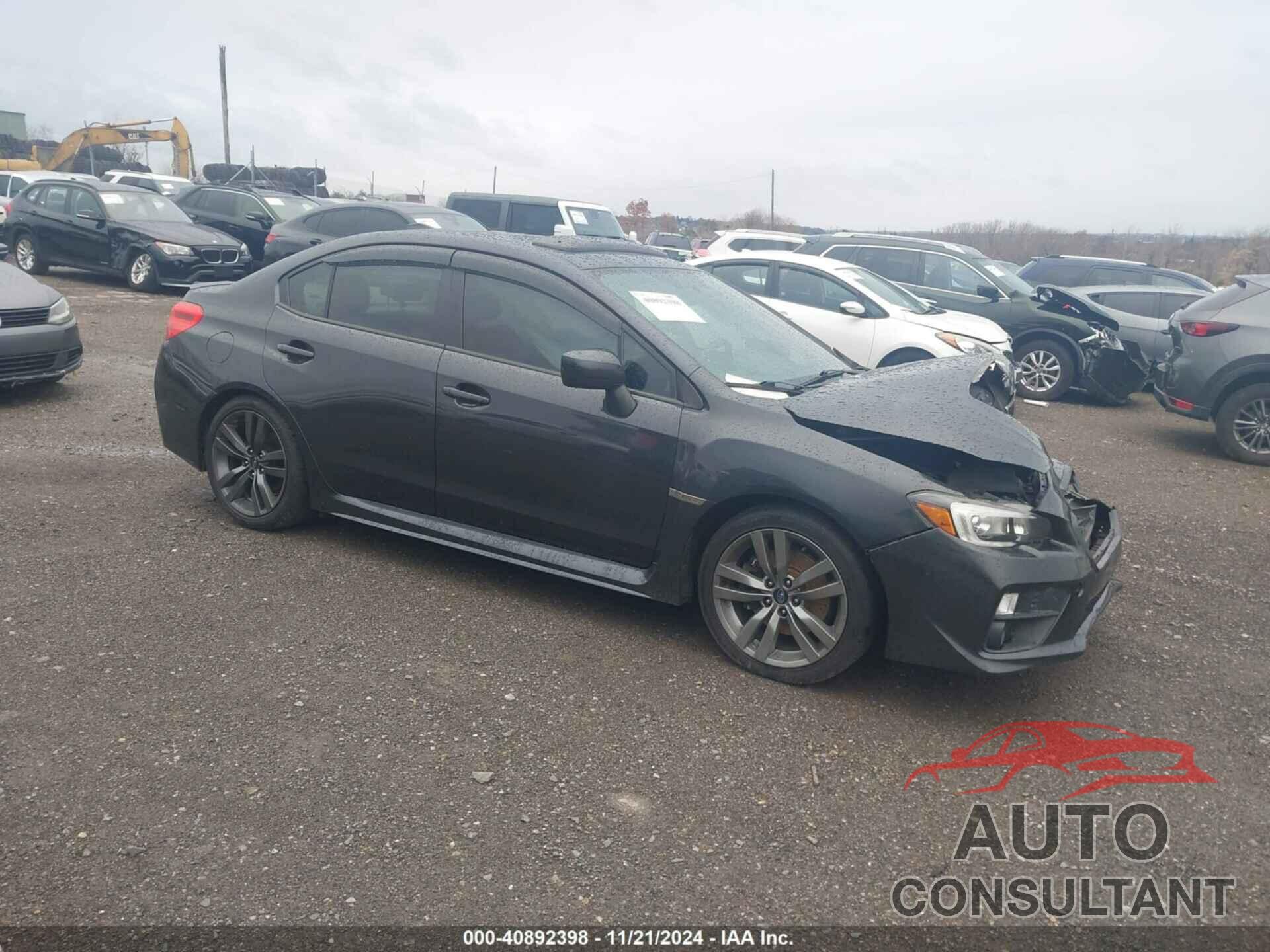 SUBARU WRX 2016 - JF1VA1J61G8823498