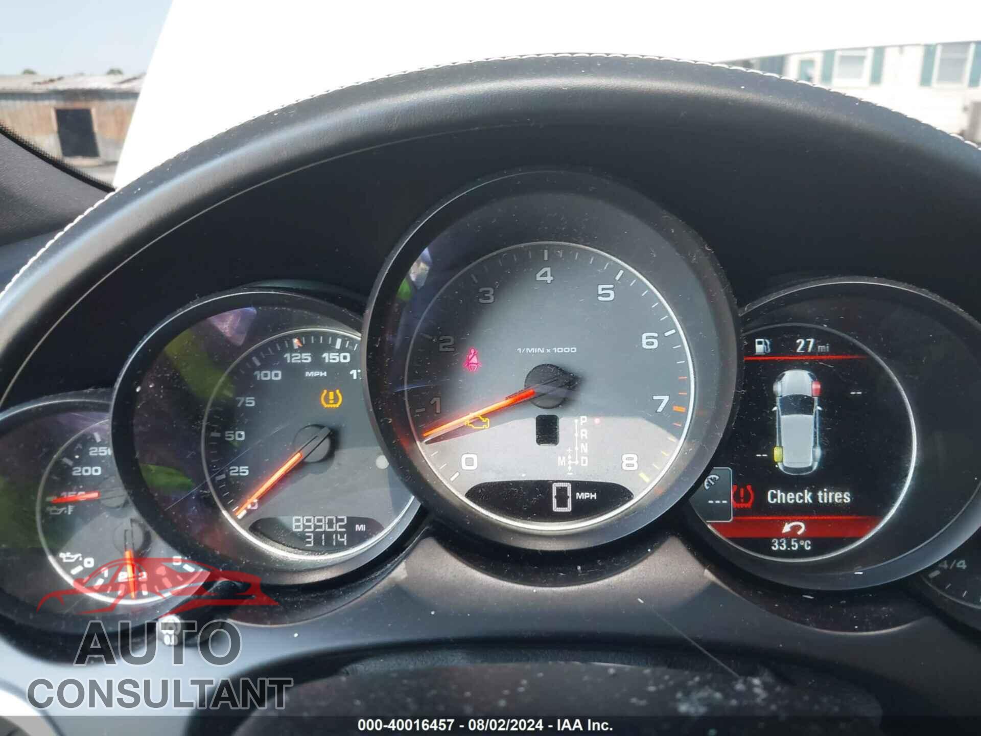 PORSCHE CAYENNE 2016 - WP1AB2A29GLA95546